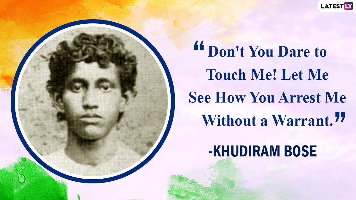 Shaheed Khudiram Bose 131st Birth Anniversary Quotes And HD Image: WhatsApp Messages, Wallpaper And Photo to Remember the Indian Freedom Fighter