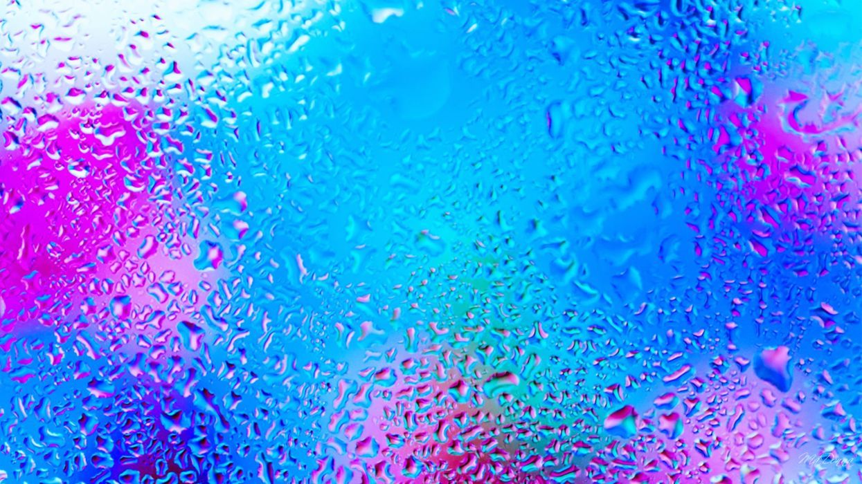 Colorful Rain Wallpaper Free Colorful Rain Background