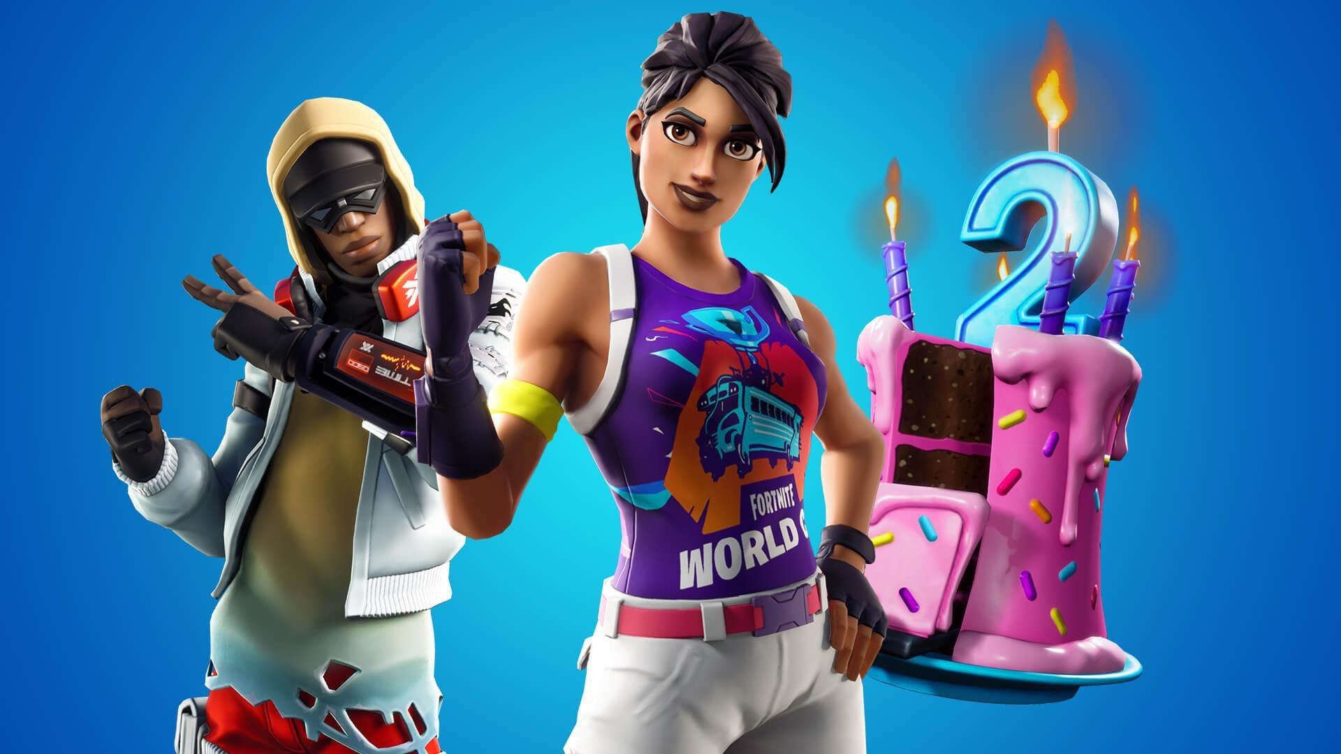 Happy 2nd Birthday to Fortnite! Challenge Details + Wallpaper