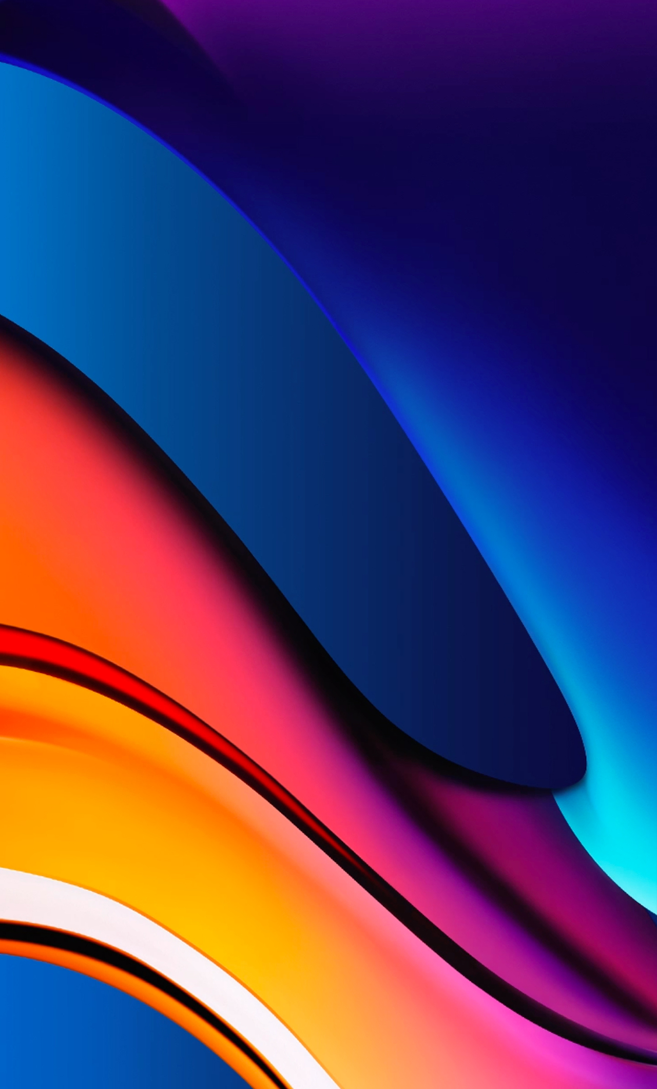 Abstract Colorful Glass Bend Shapes 4k iPhone HD 4k Wallpaper, Image, Background, Photo and Picture