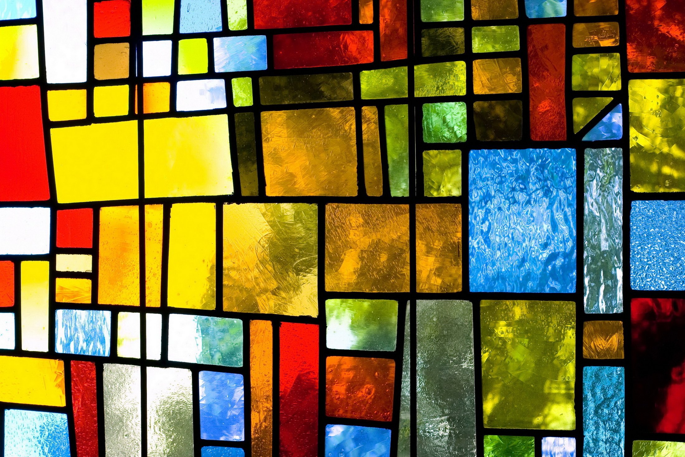 Artistic Stained Glass HD Wallpaper