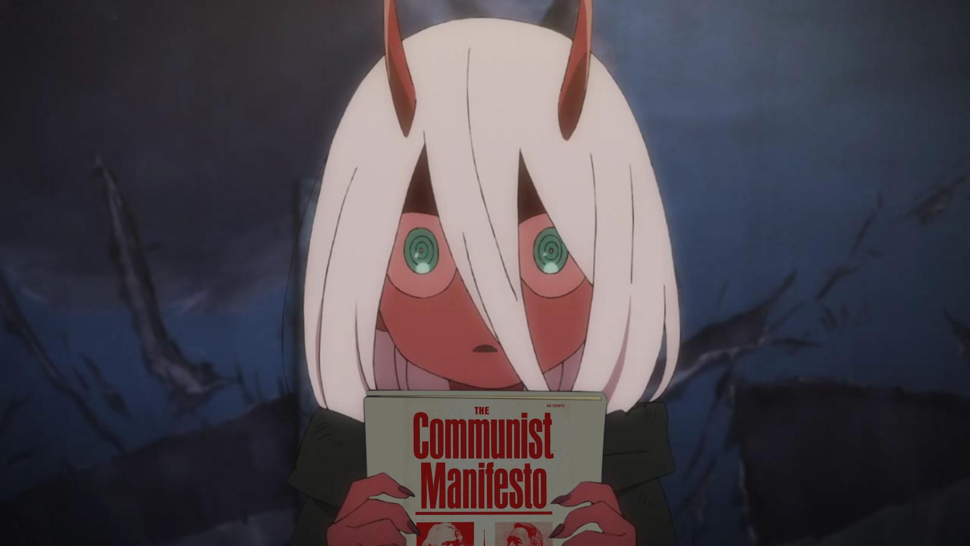 zerotwo finds the communist manifesto