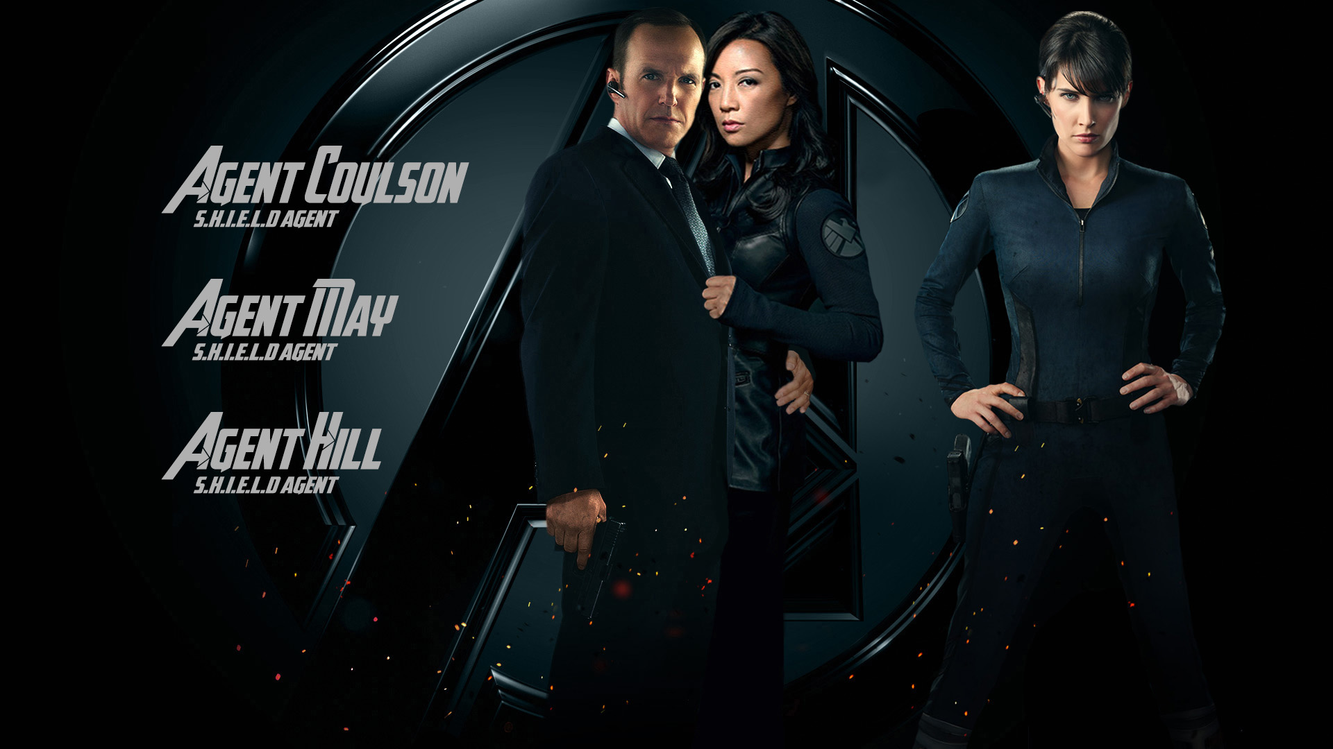 Phil Coulson & Melinda May & Maria Hill of S.H.I.E.L.D. Coulson & Melinda May Wallpaper