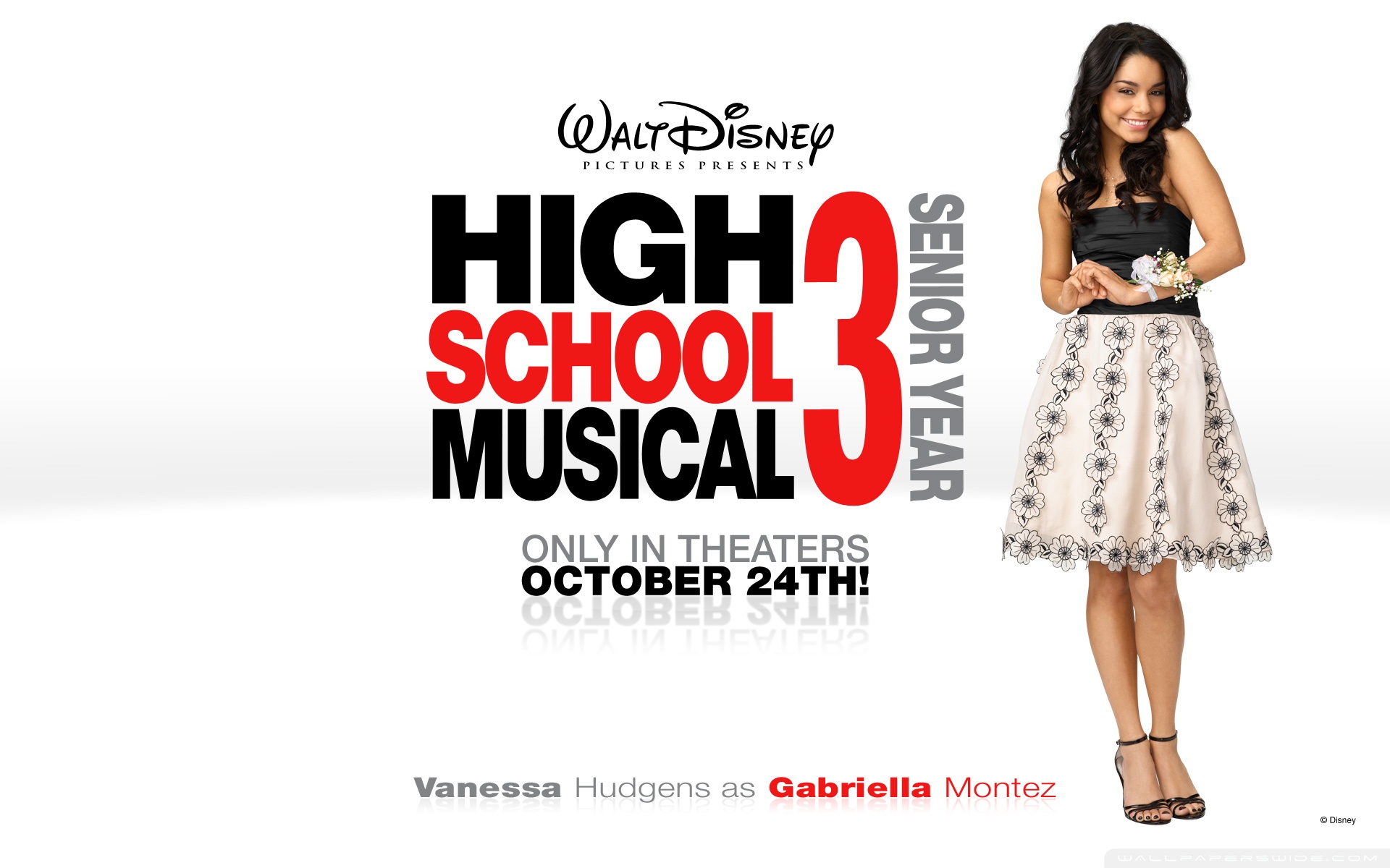Vanessa Hudgens As Gabriella Montez High School Musical Ultra HD Desktop Background Wallpaper for: Widescreen & UltraWide Desktop & Laptop