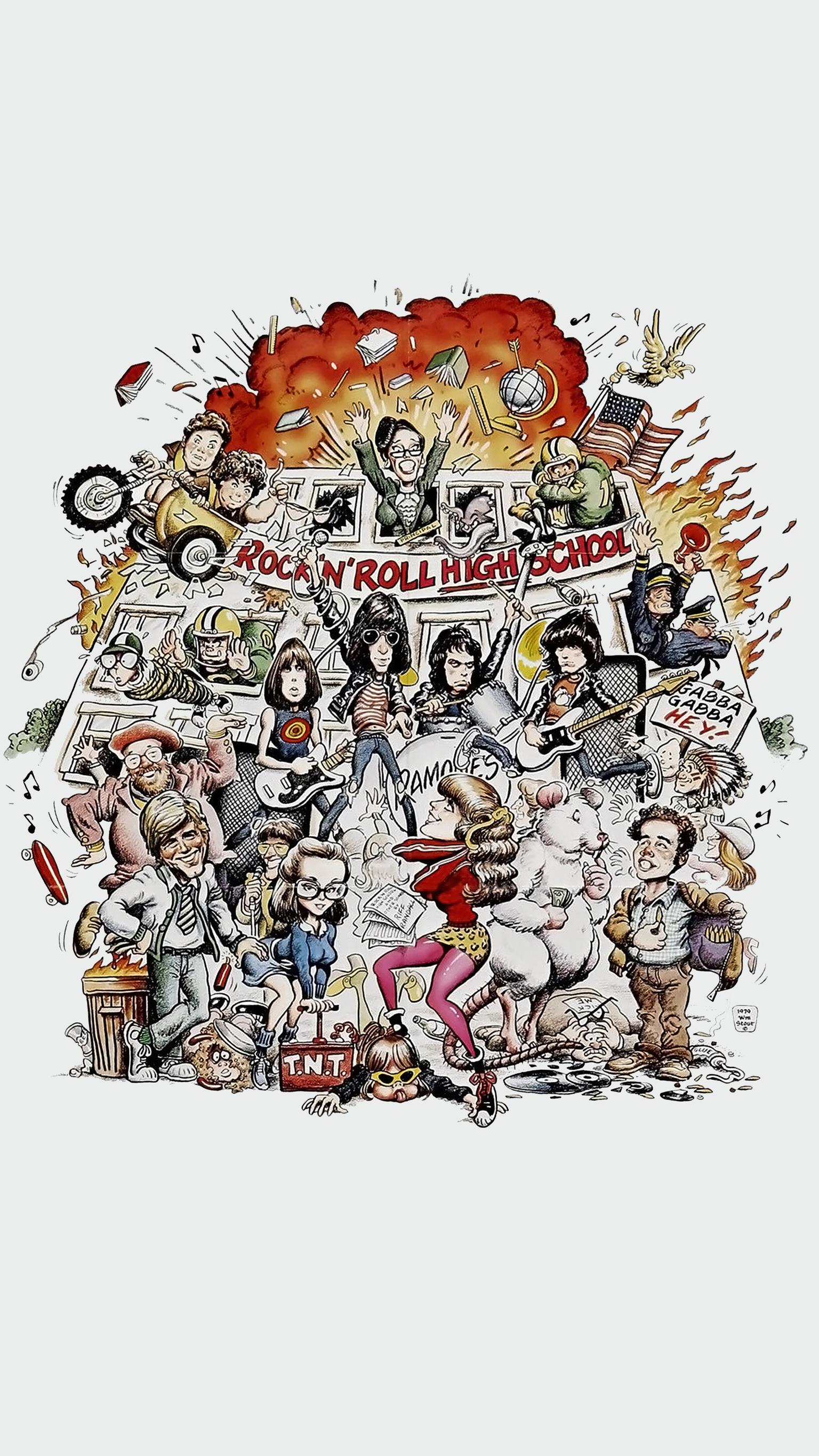 Rock 'n' Roll High School Phone Wallpaper