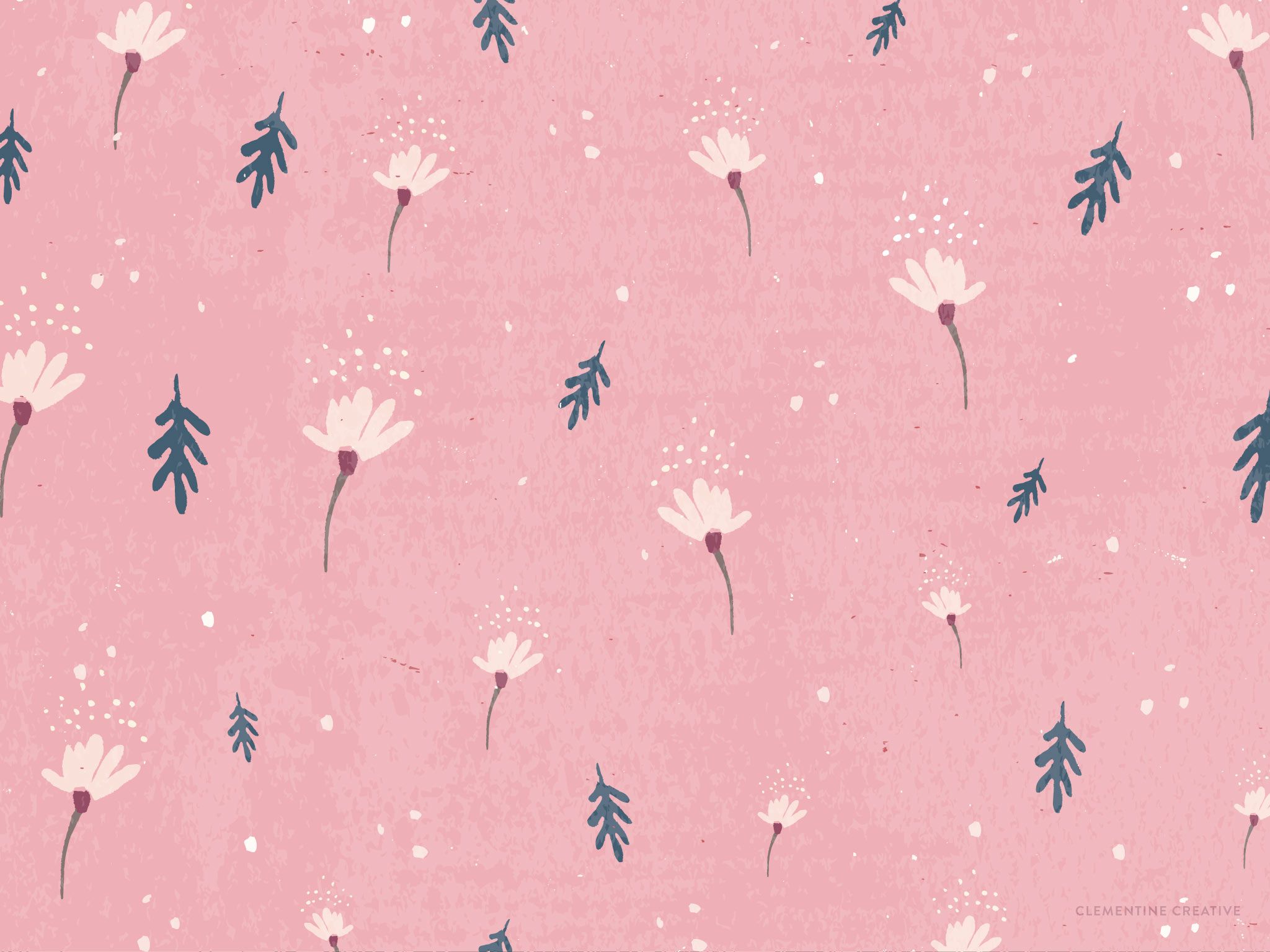 Free Wallpaper: Dainty Falling Flowers. Free wallpaper, Aesthetic desktop wallpaper, Flower wallpaper