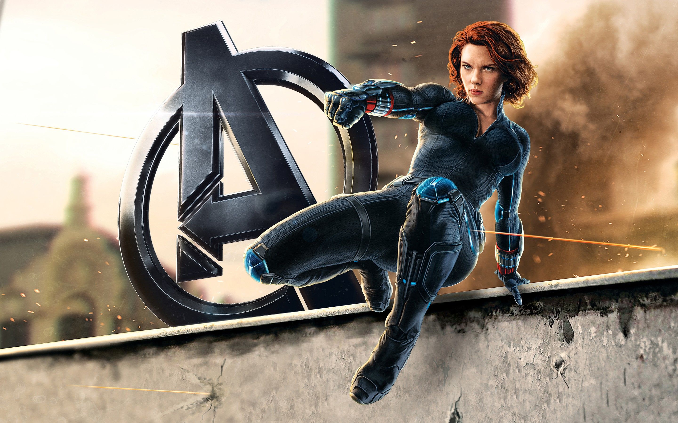 Black Widow Desktop Wallpaper