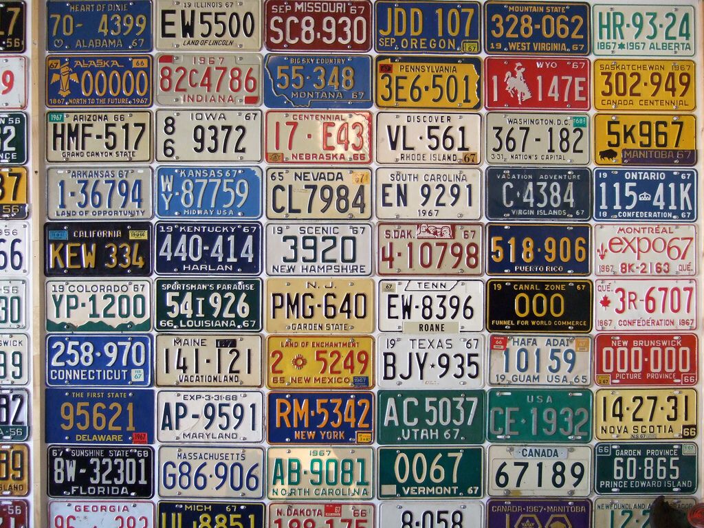 Coolest Things: 30 Licence Plates Wallpaper