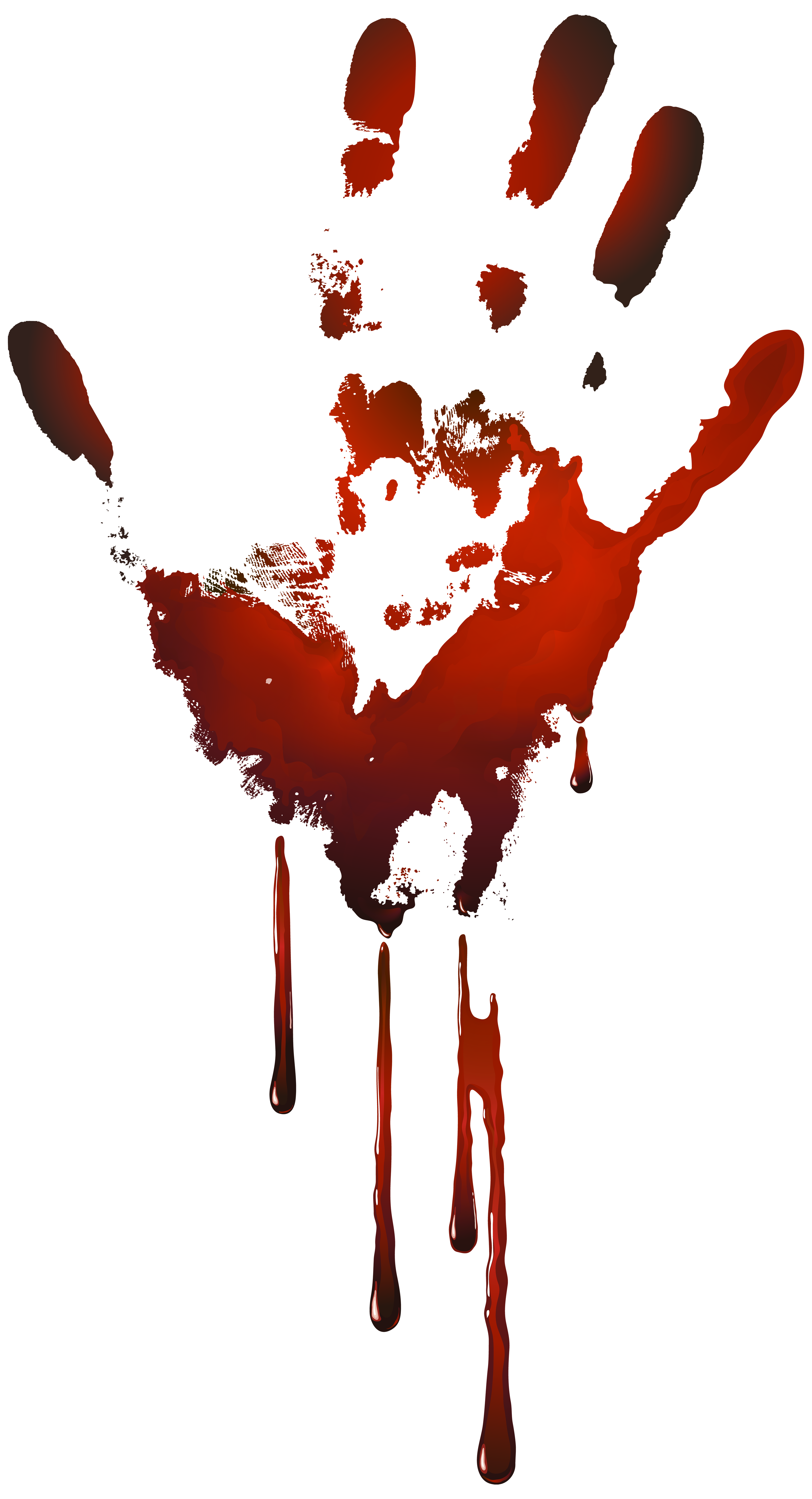 Bloody Handprint PNG Clip Art Image​-Quality Image and Transparent PNG Free Clipart