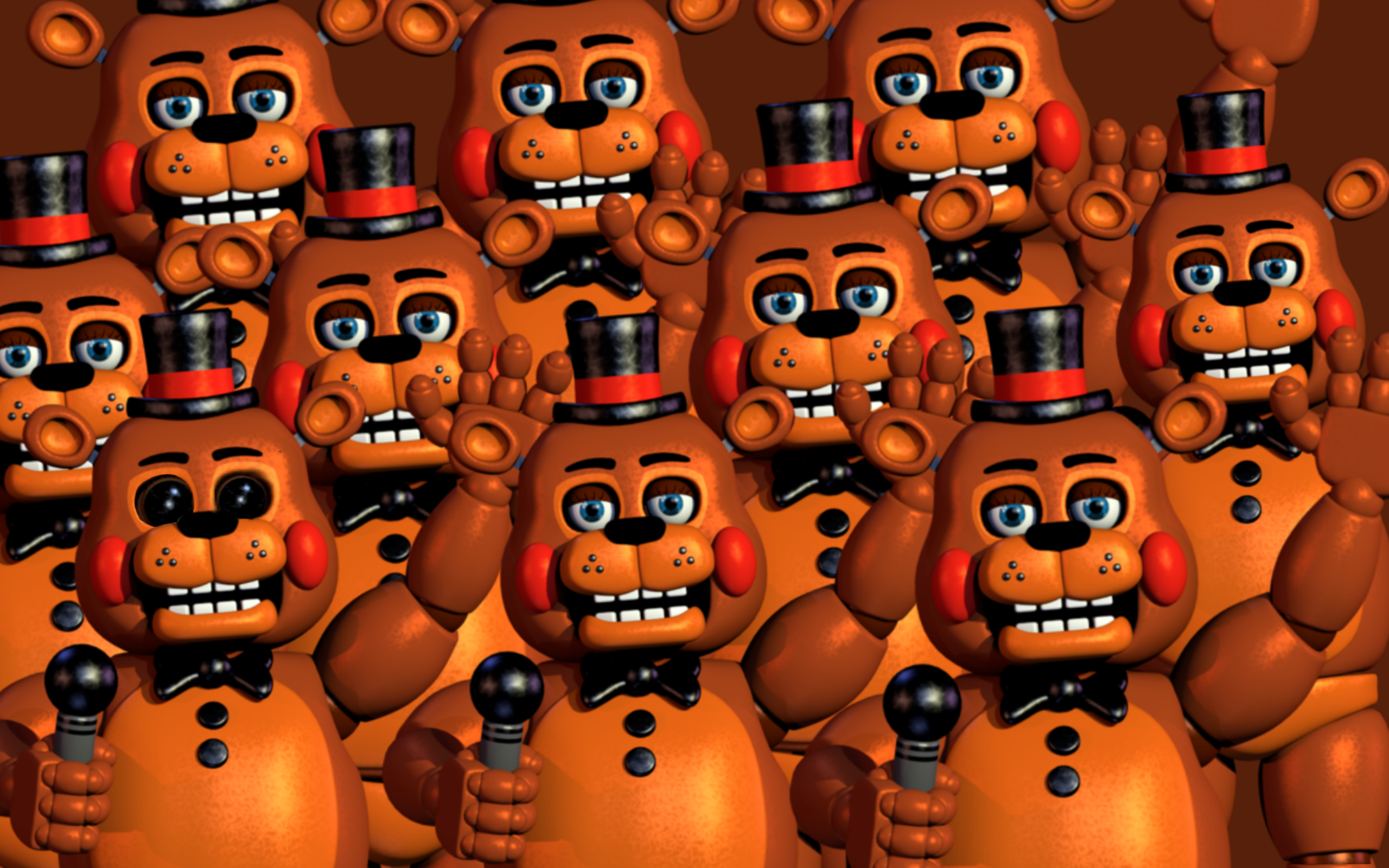 Here, have a bunch of Toy Freddys as your wallpaper. : r/toyfreddy.