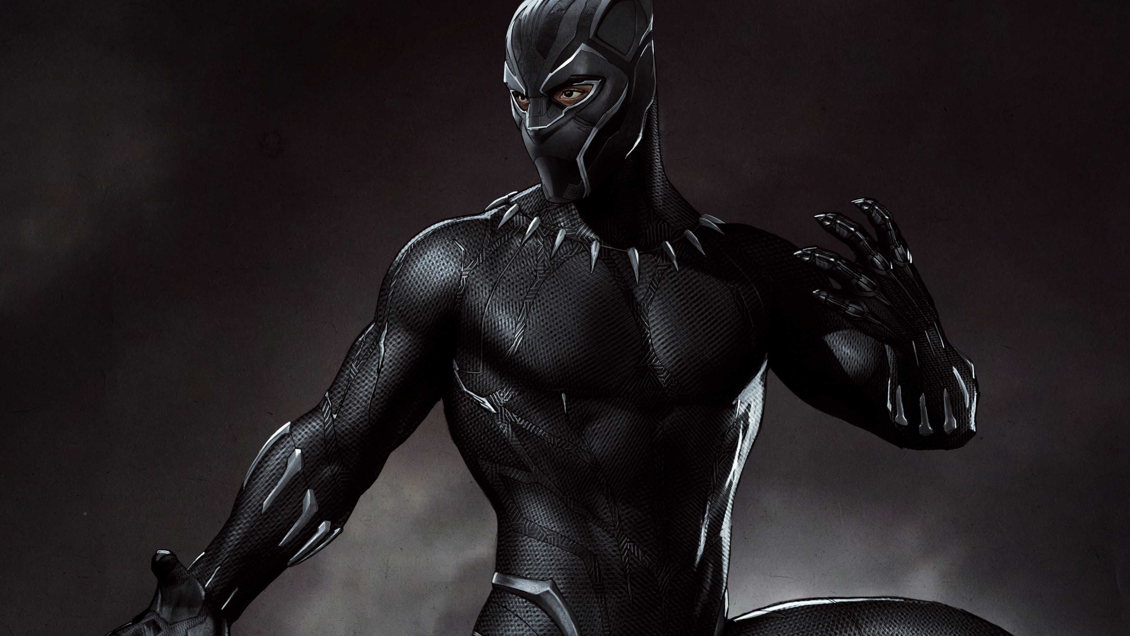 Wallpaper, Black Panther, Marvel Cinematic Universe, mcu, wakanda, T challa 3840x2160