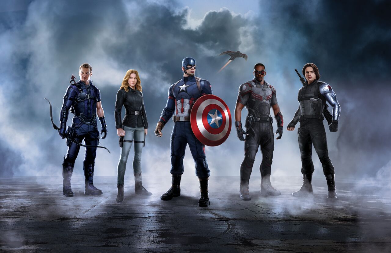 Team Captain America. Marvel Cinematic Universe (MCU)