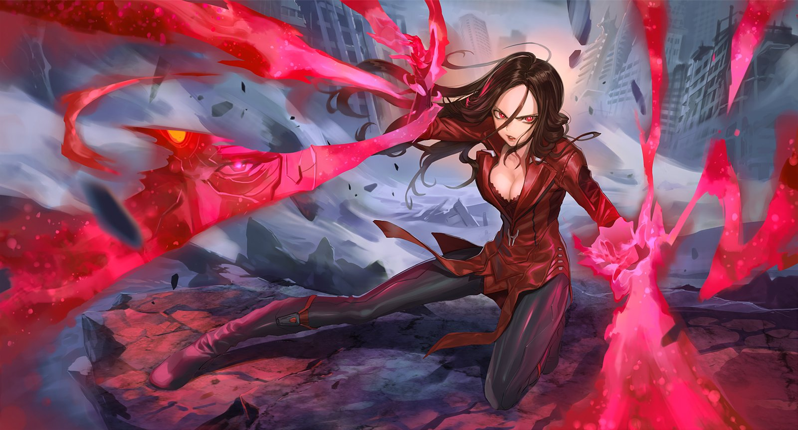 The Avengers Scarlet Witch Vision Marvel Cinematic Universe Marvel Comics Wallpaper:1600x863
