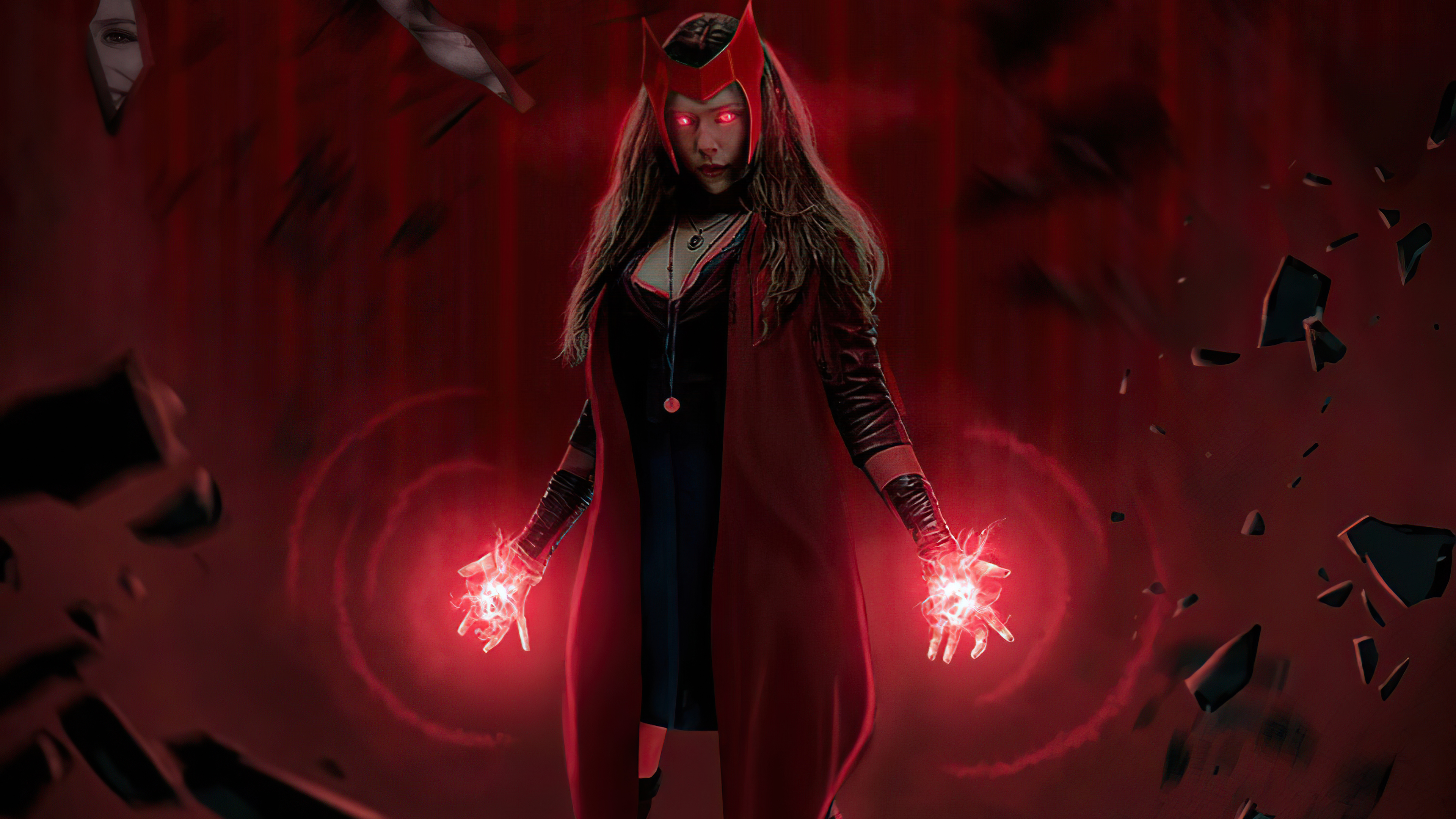 Marvel Cinematic Universe Marvel Comics Scarlet Witch Wallpaper:3840x2160