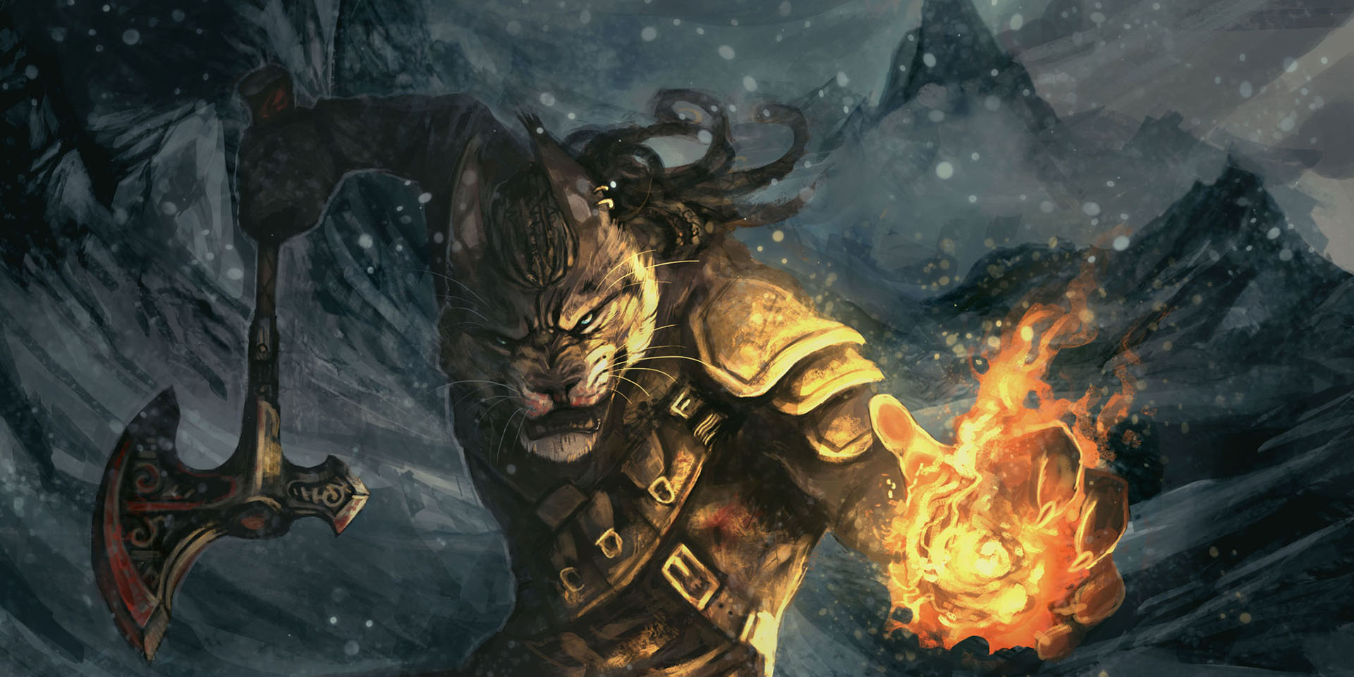 Elder Scrolls Khajiit Child HD Wallpaper