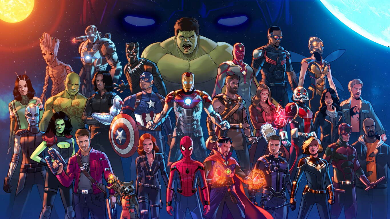 Marvel Cinematic Universe Artwork5k 1366x768 Resolution HD 4k Wallpaper, Image, Background, Photo and Picture