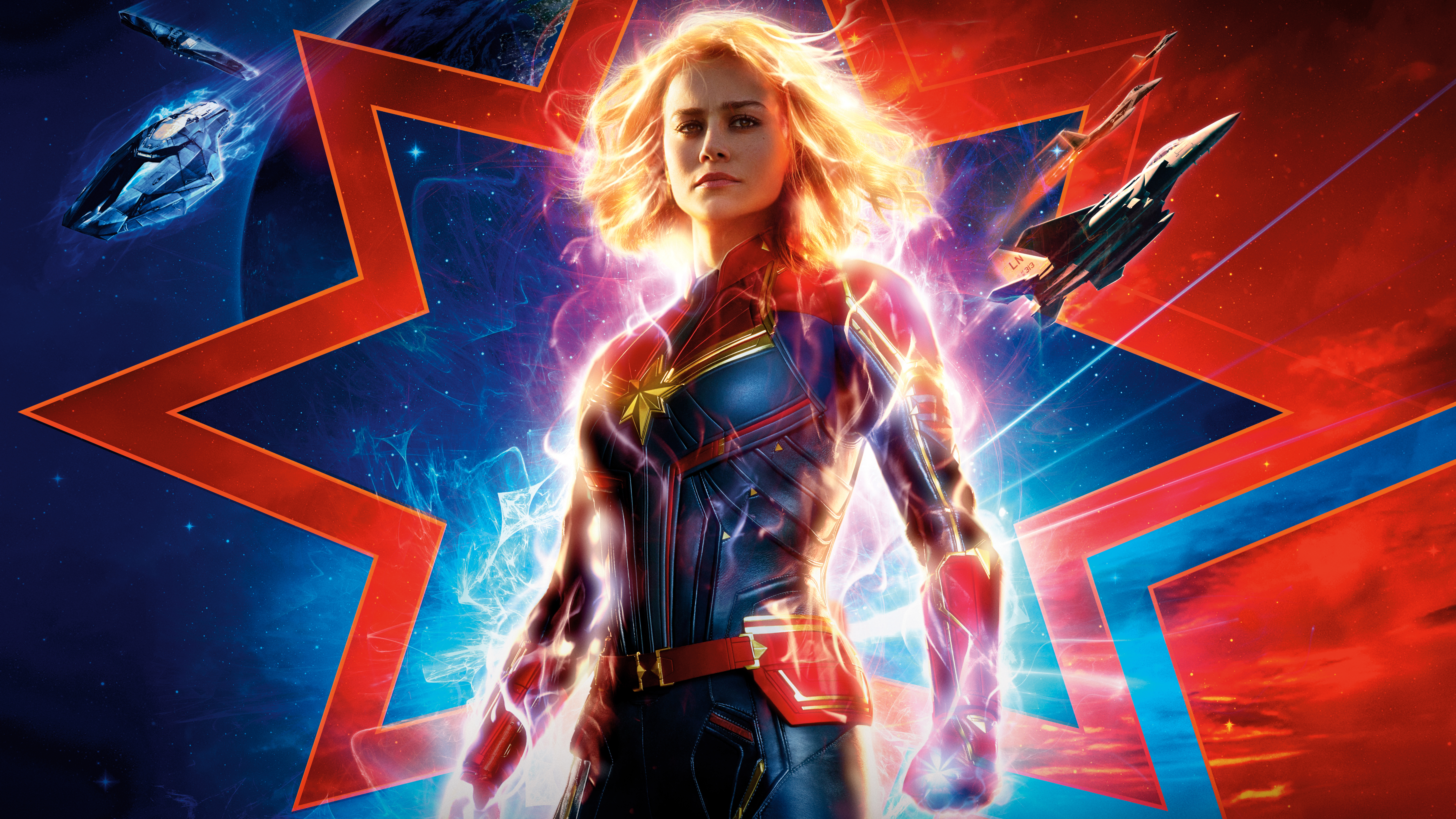 Captain Marvel 2019 10k, HD Movies, 4k Wallpaper, Image, Background, Photo and Picture