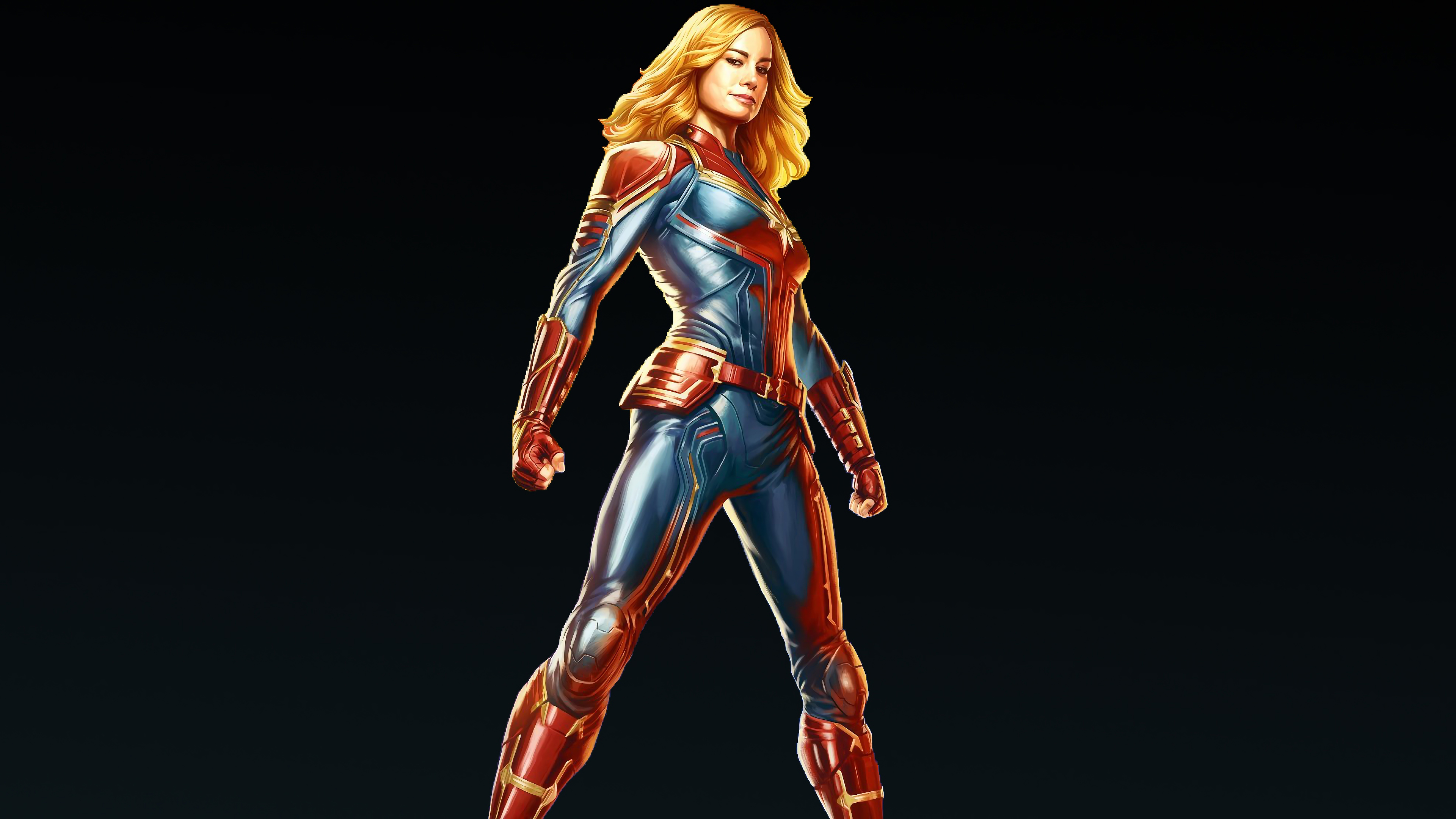 Wallpaper 4k Captain Marvel Movie 2019 Carol Danvers 4K Wallpaper