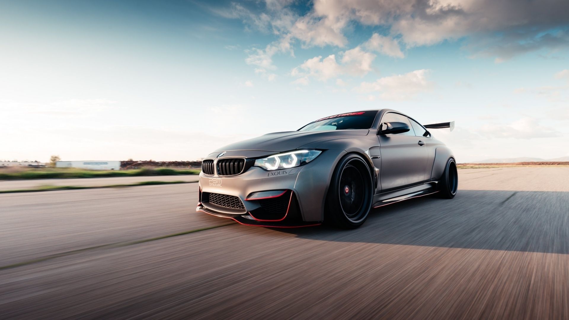 Desktop Wallpaper Bmw M On Road, Luxurious Car, HD Image, Picture, Background, 3712ad