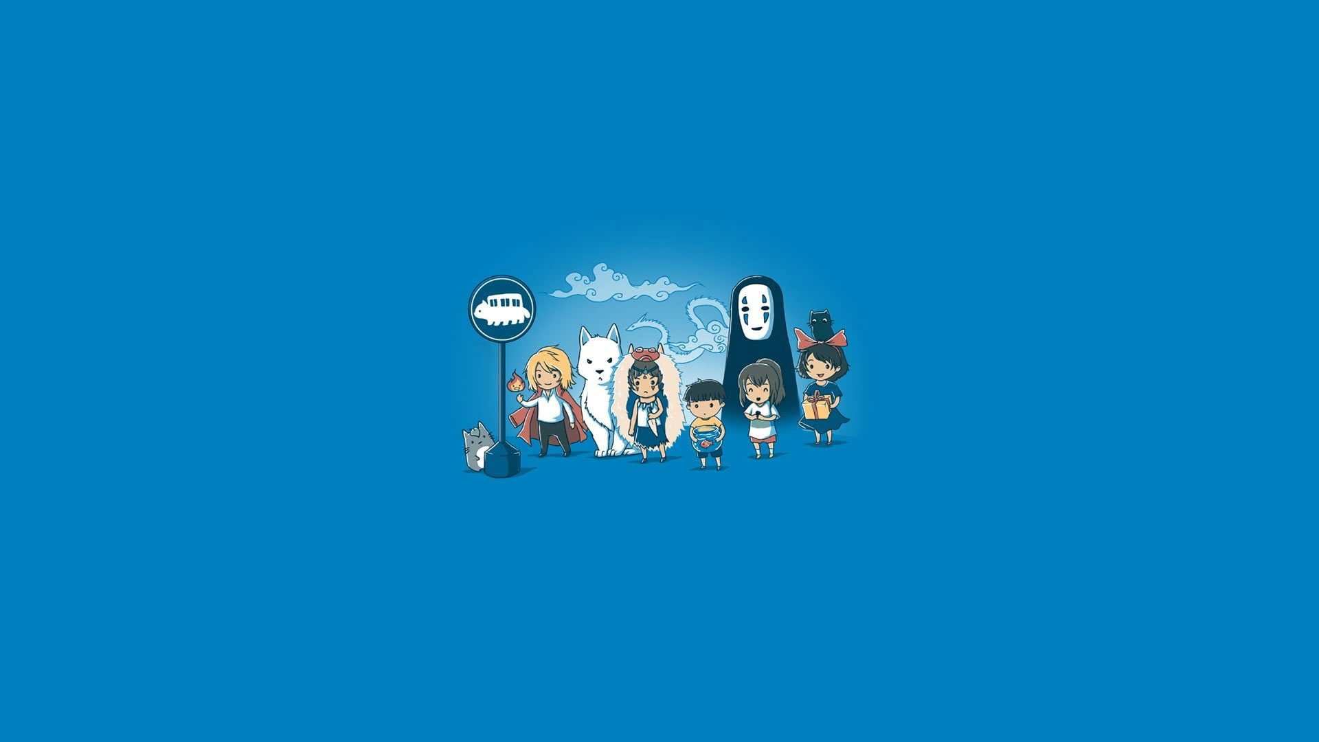 Spirited Away characters illustration wallpaper, Studio Ghibli, My Neighbor Totoro • Wallpaper For You HD Wallpaper For Desktop & Mobile