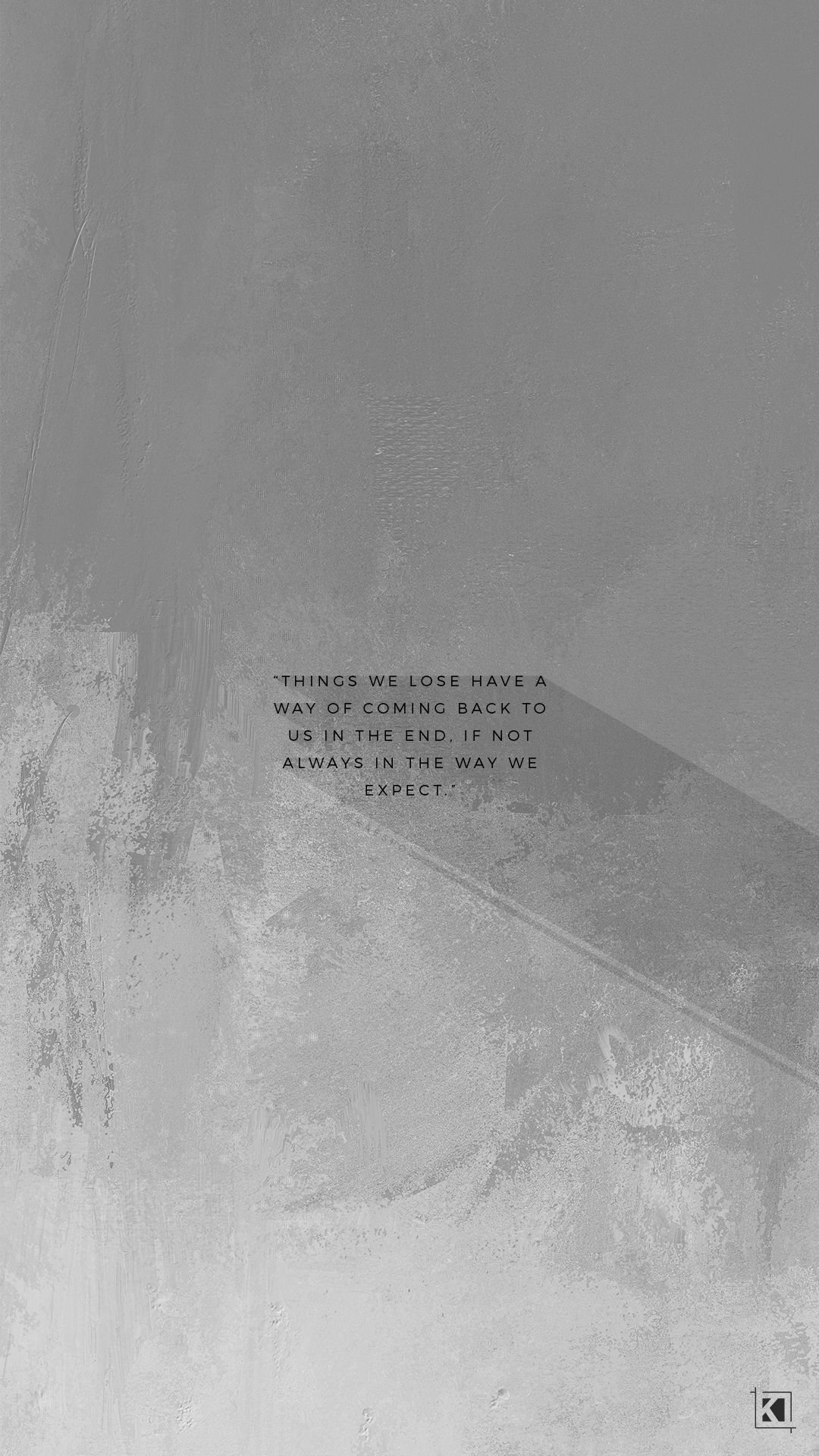 Harry Potter quote minimal aesthetic poster design. Phone Wallpaper Background by KAESPO. Grey wallpaper iphone, Wallpaper quotes, Grey wallpaper