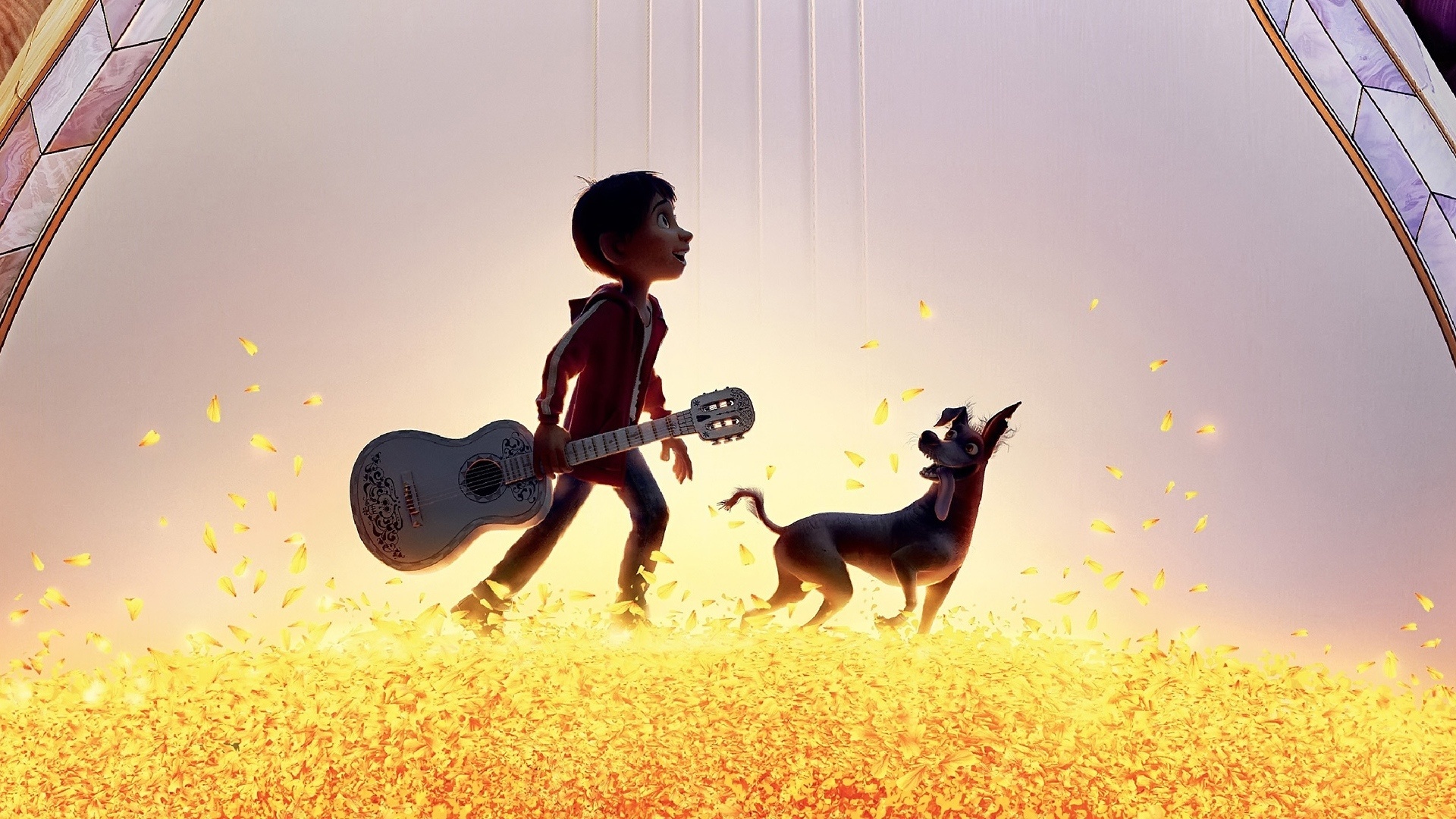 Coco animation characters and guitar one of the best animated movies HD  wallpaper download