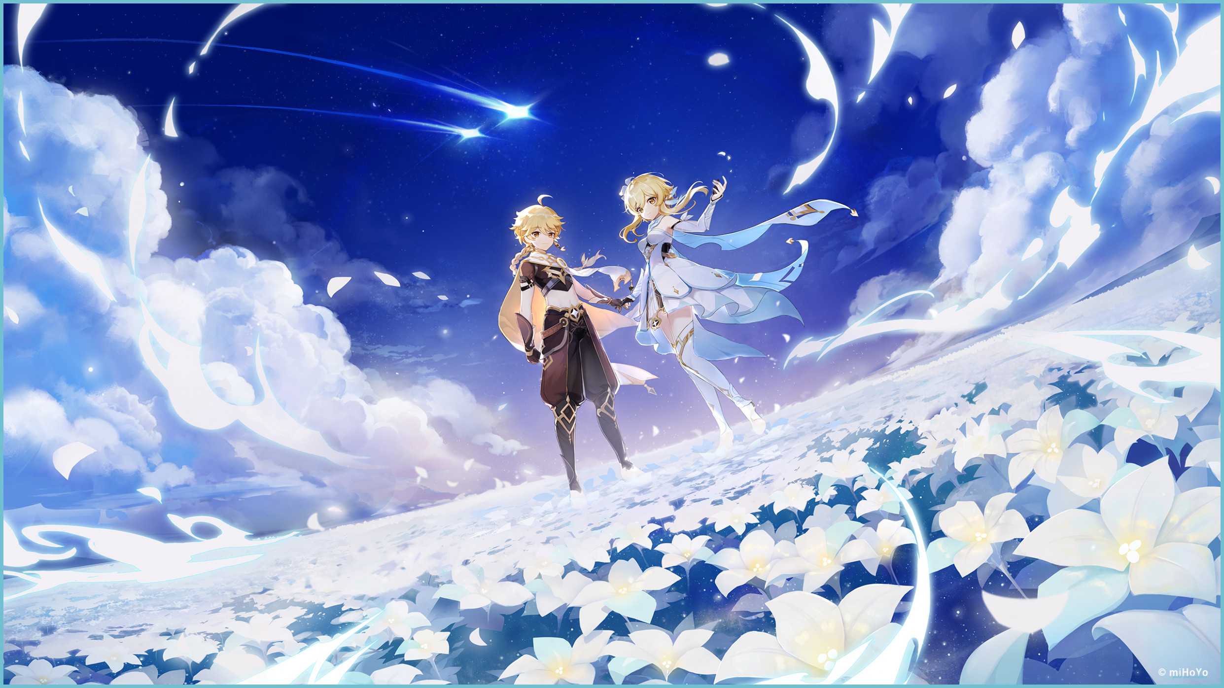 Aether (Genshin Impact) HD Wallpaper Hintergrund 7x7 Impact Wallpaper