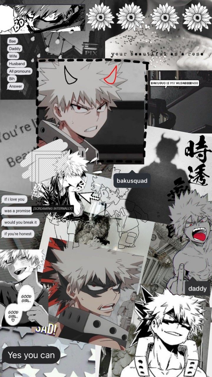 Bakugou Aesthetic Collage Cute Wallpapers - Wallpaper Cave