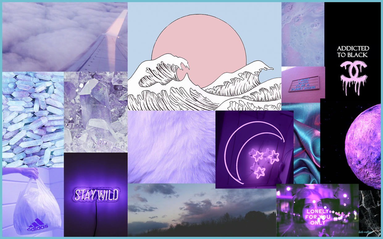 Aesthetic Collage 10 Desktop Cute Laptop Wallpaper, Computer