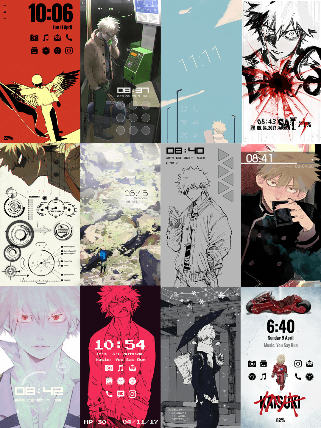 Bakugou Bnha Phone Wallpaper