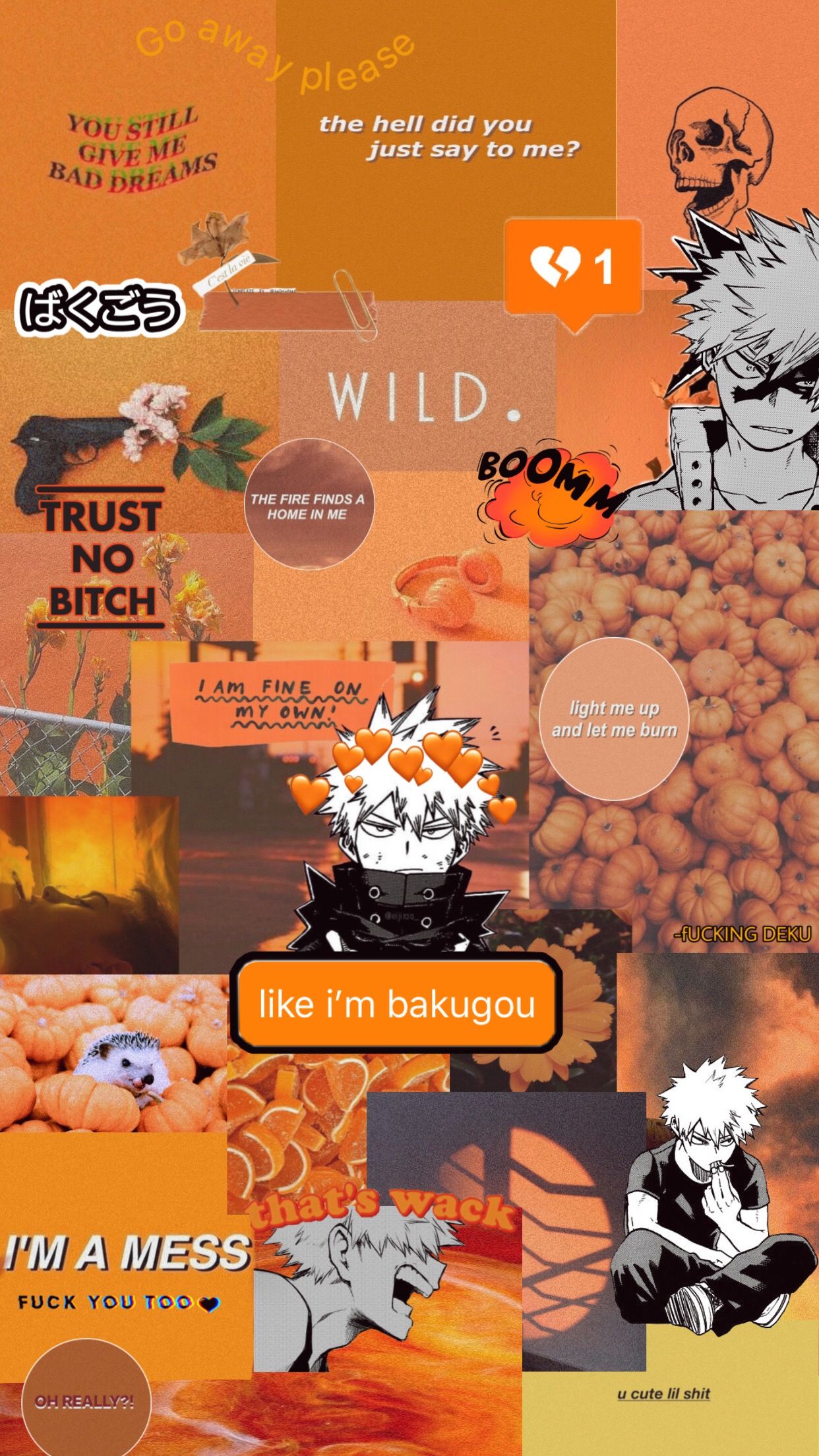 Bakugou Aesthetic Wallpaper