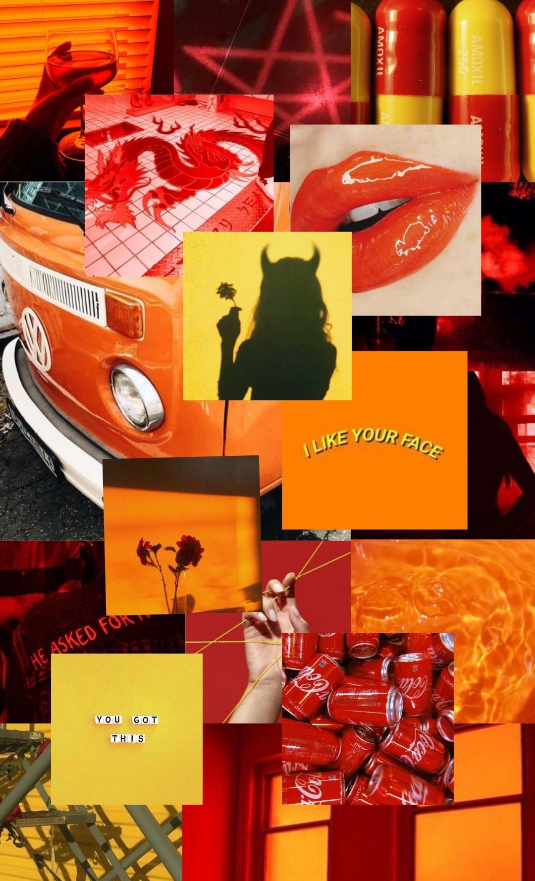 √ Yellow And Red Aesthetic