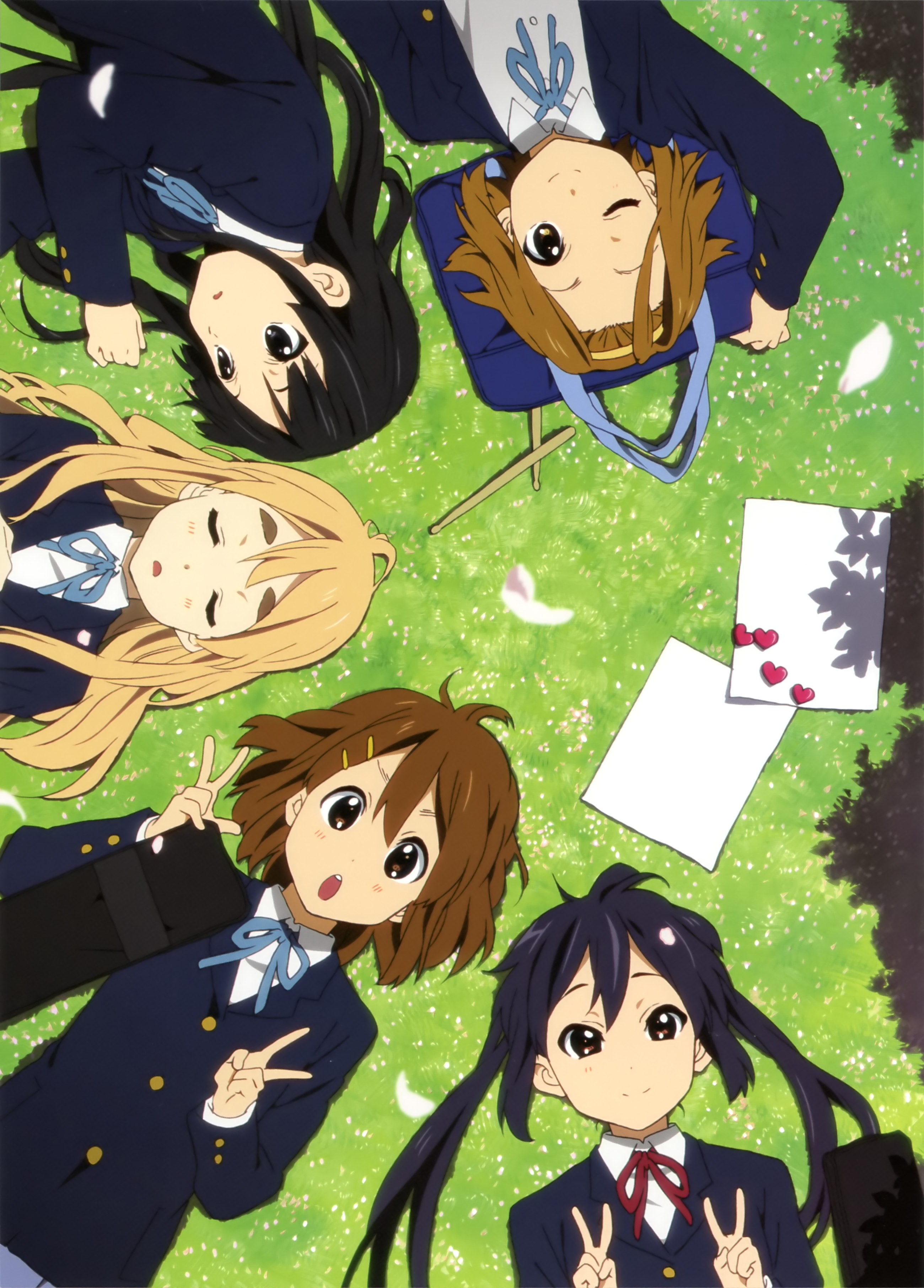 K On! (Mio Akiyama, Yui Hirasawa, Tsumugi Kotobuki, Azusa Nakano, Ritsu Tainaka)