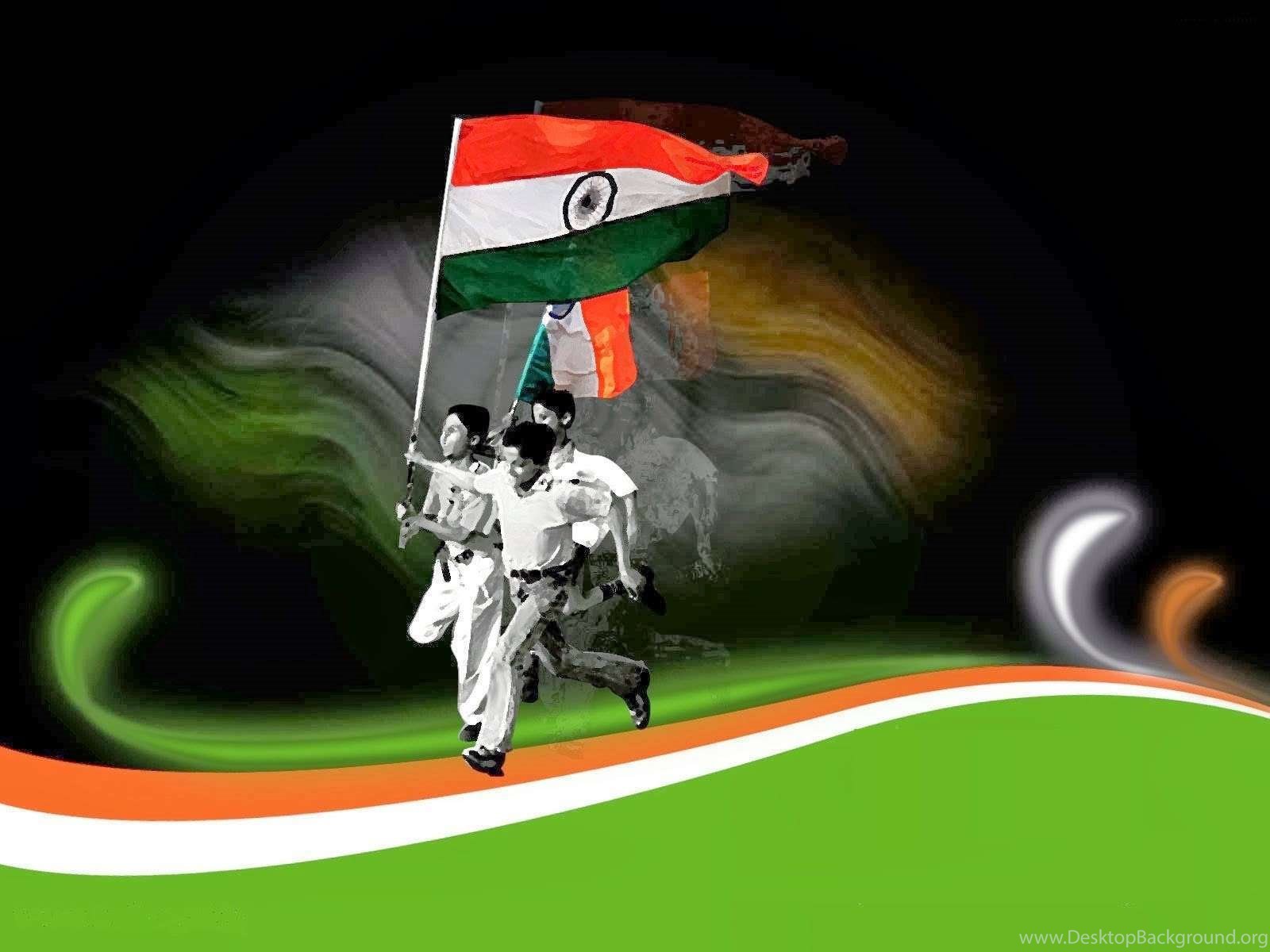 Indian Flags Wallpaper Desktop Background