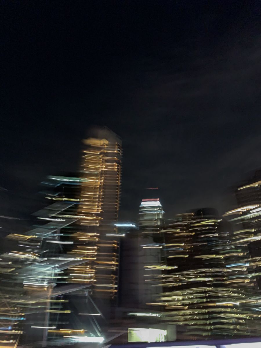 NY in a blur