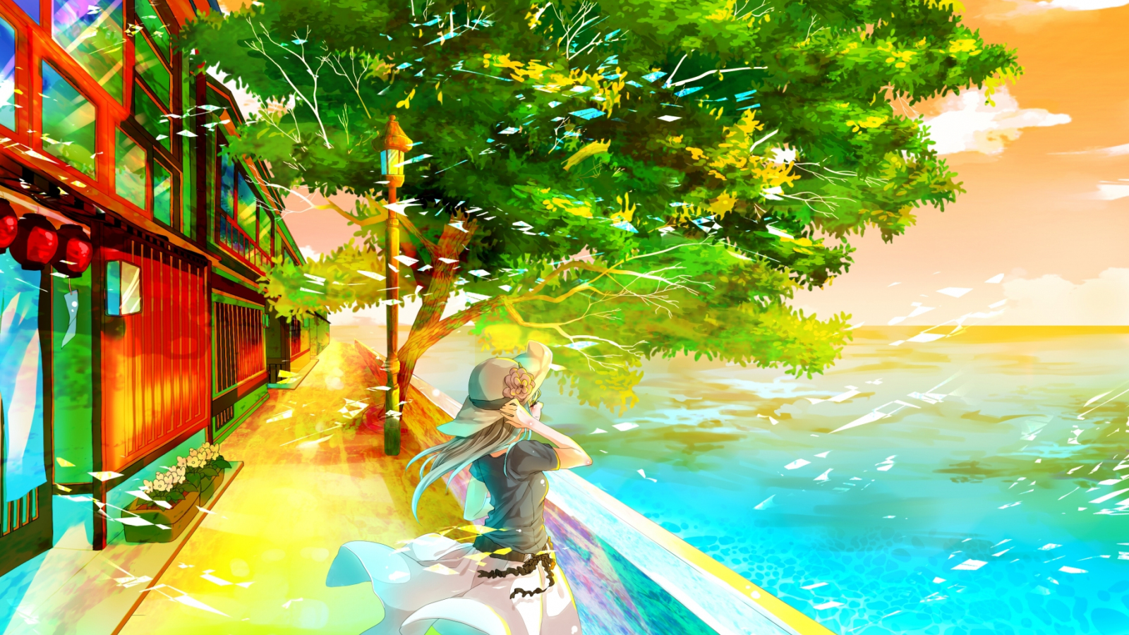Summer Tree Anime Wallpapers - Wallpaper Cave
