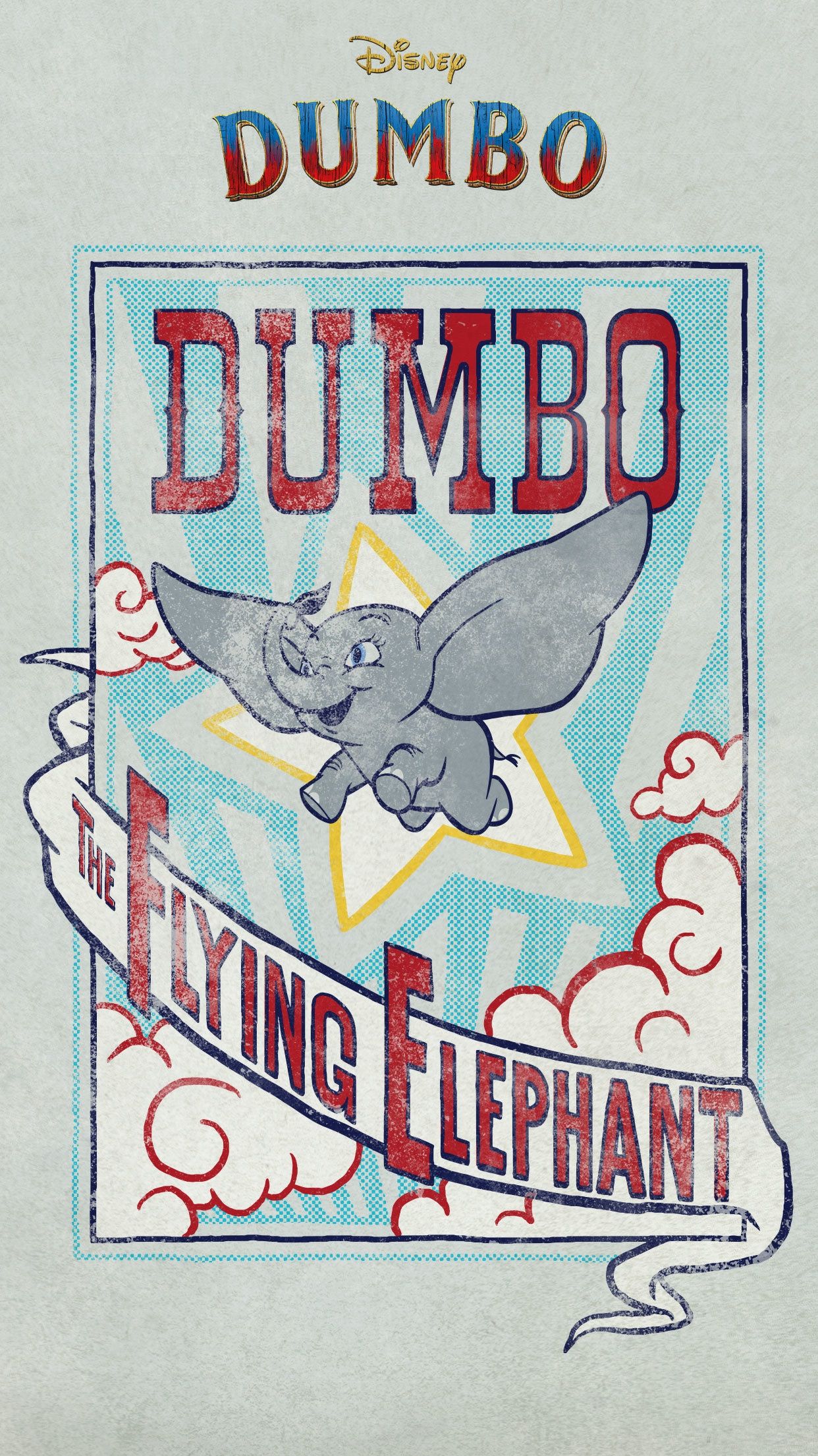 Dumbo Mobile Wallpaper. Disney Singapore. Vintage disney posters, Disney posters, Disney movie posters