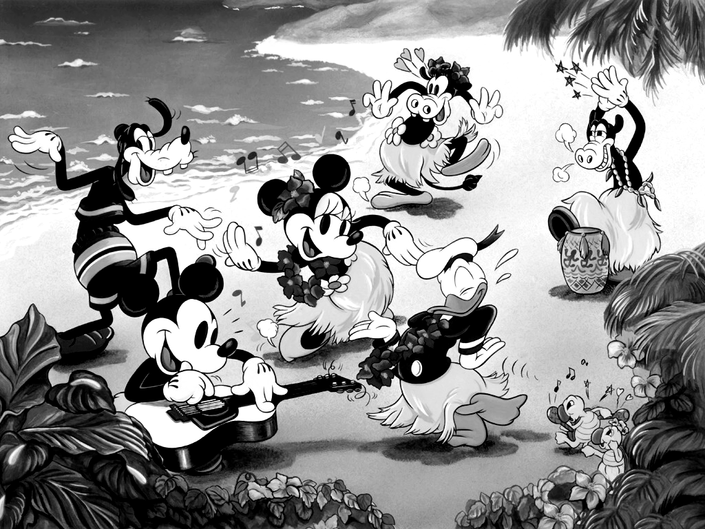 Old Mickey Mouse Cartoon Wallpaper