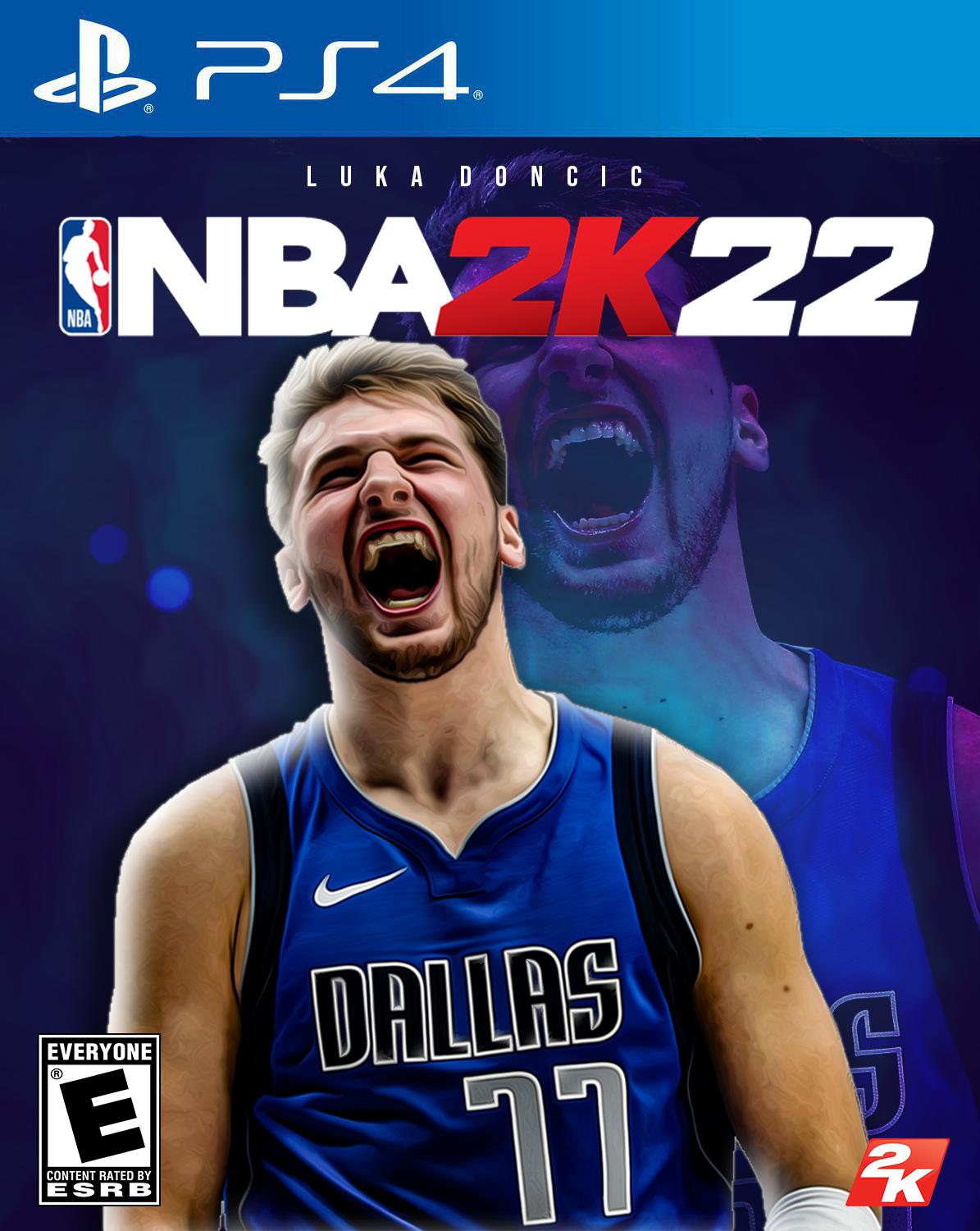 I made this NBA 2K22 cover, what do yall think?: Jesser
