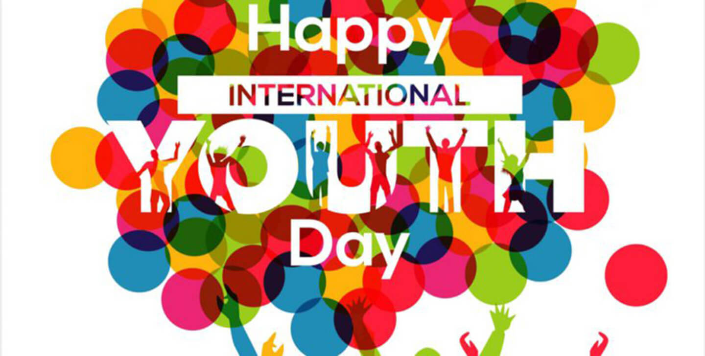 Happy International Youth Day Greetings Wishes Wallpaper