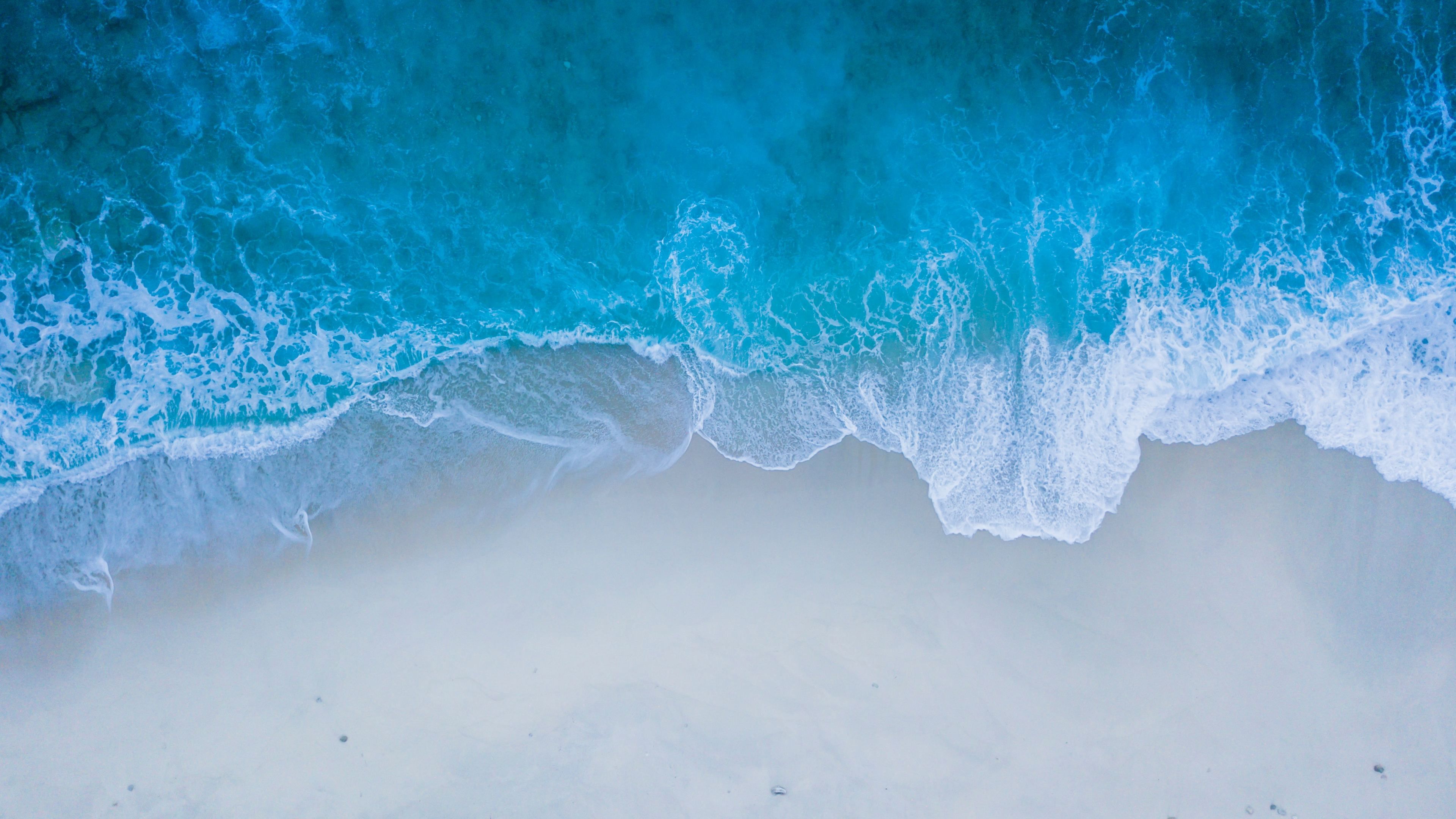 Beach Shore Blue Water 4k Waves Wallpaper, Shore Wallpaper, Nature Wallpaper, Hd Wallpaper, Beach Wallpape. Waves Wallpaper, Nature Wallpaper, Beach Wallpaper