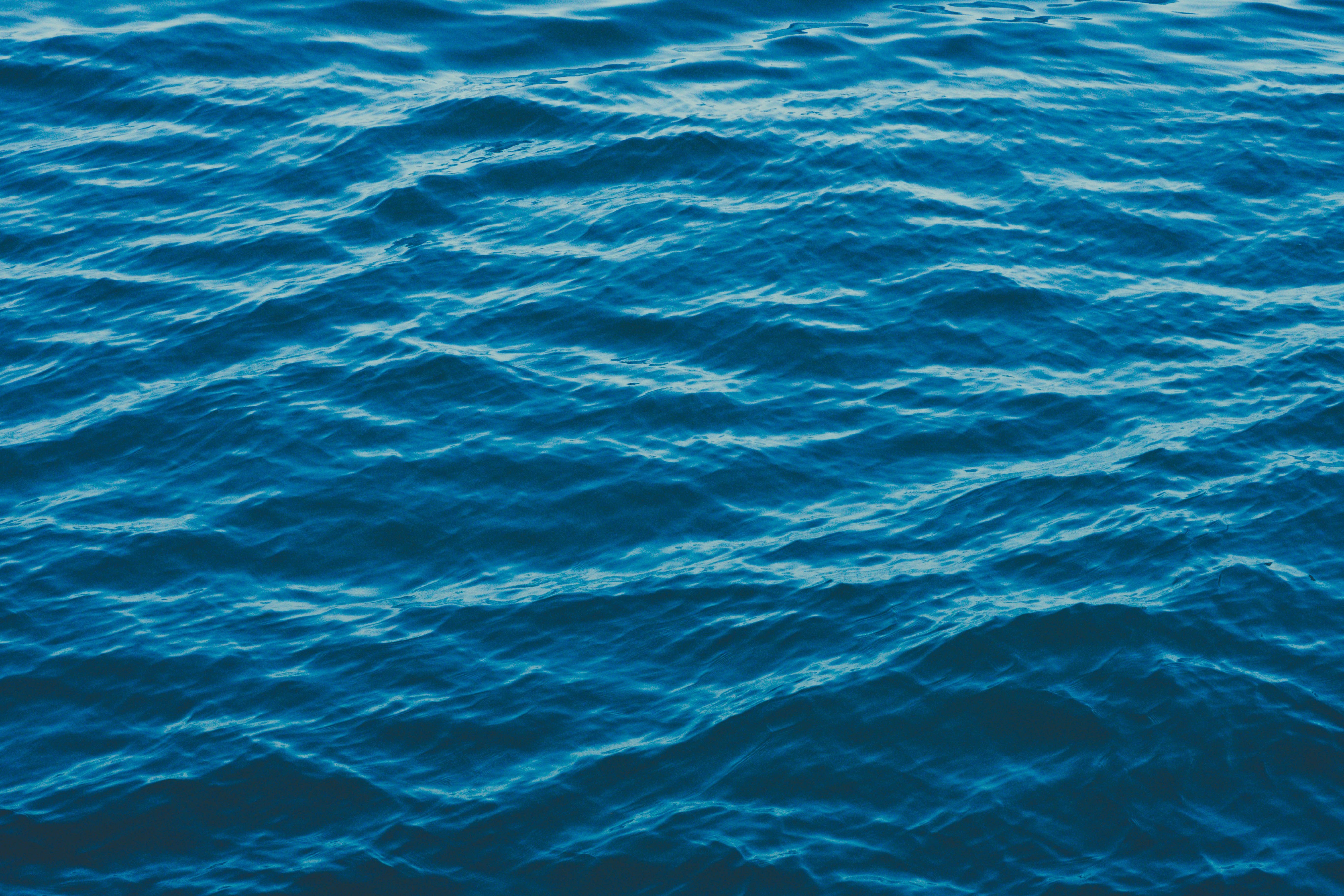 5472x3648 #sea, #blue, #ripple, #water, #wafe, #water wallpaper, #blue wallpaper, #ocean, #Free image, #sea wallpaper, #background, #texture, #beauty, #light, #wallpaper. Mocah HD Wallpaper