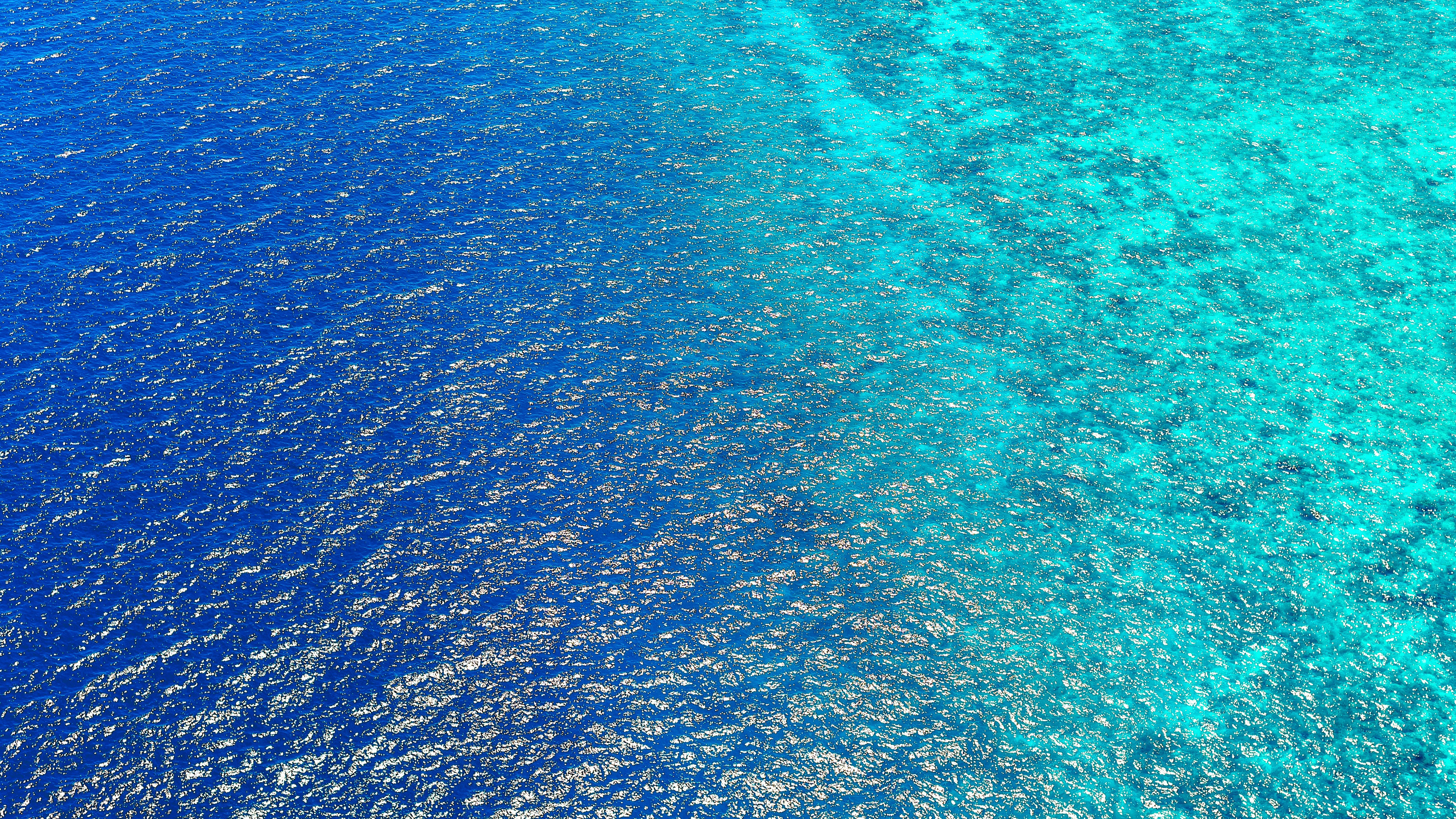Ocean Blue Water 5K Wallpaper