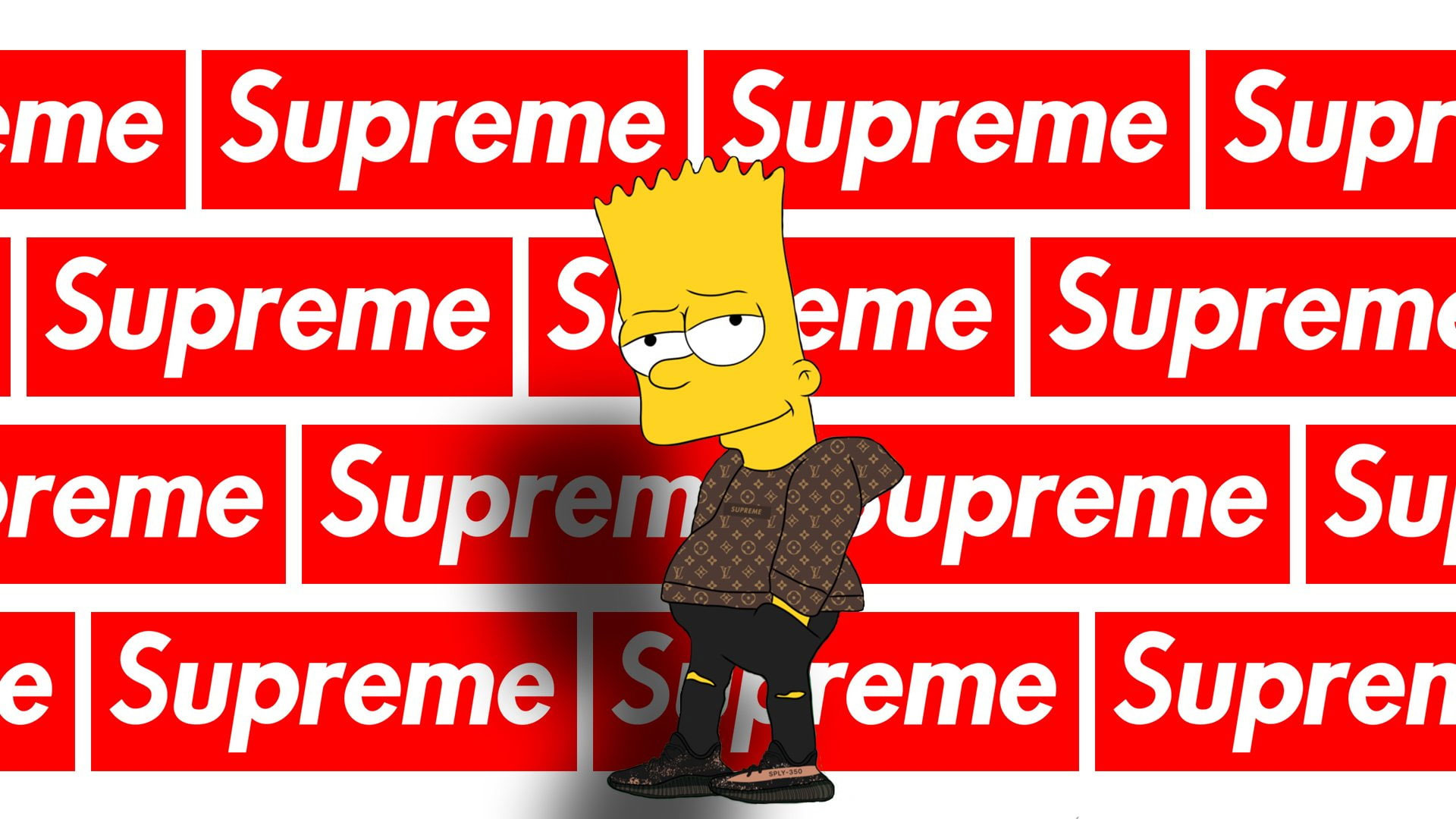 Wallpaper The Simpsons Bart Simpson, Supreme • Wallpaper For You HD Wallpaper For Desktop & Mobile