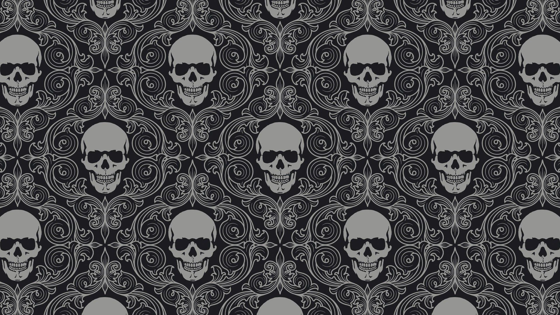 Skull Pattern Wallpaper