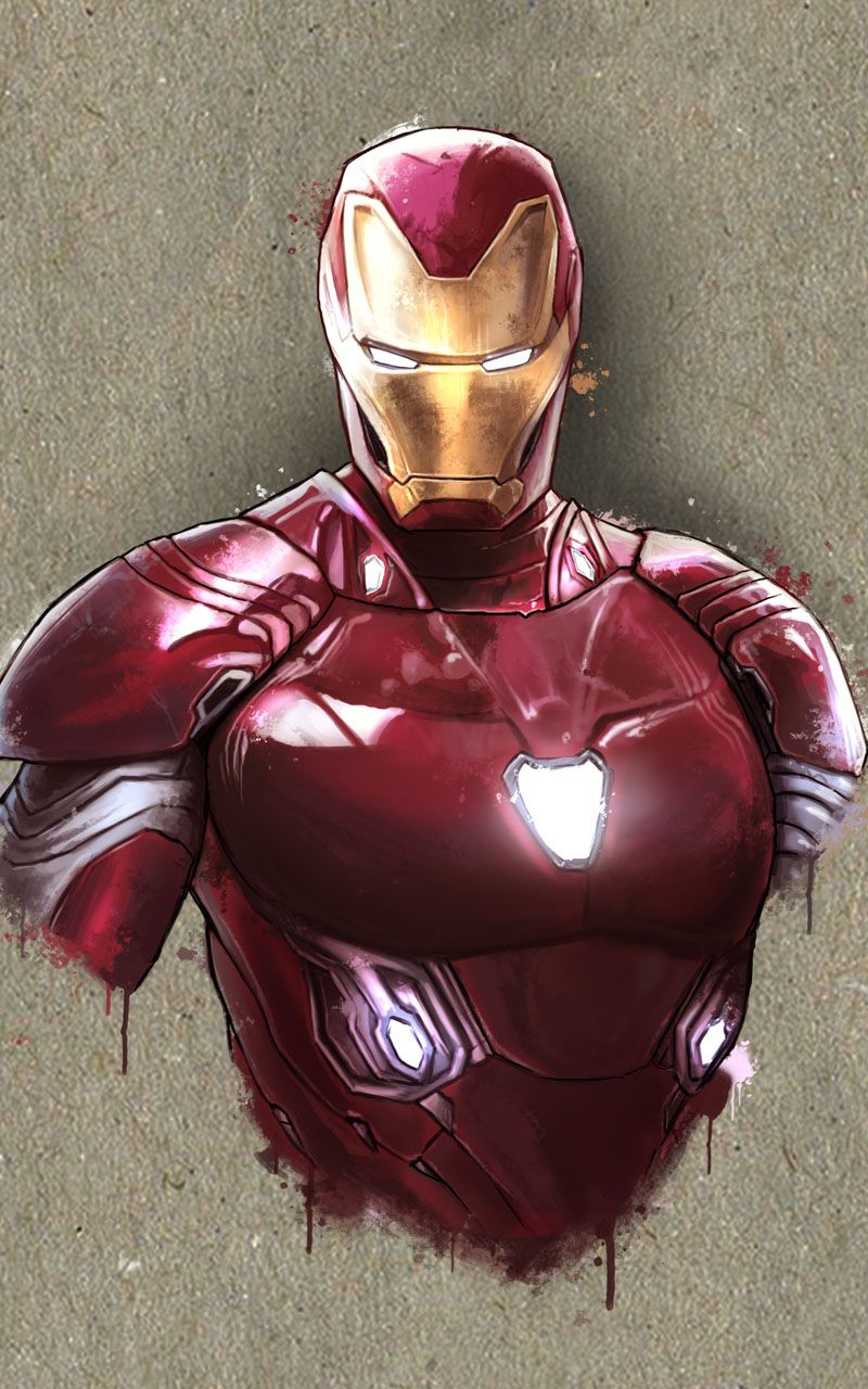 Iron Man Drawing HD Wallpaper