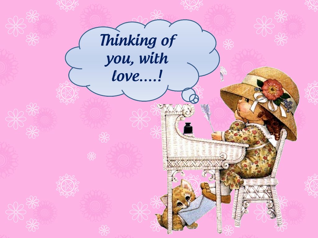 Thinking of You Wallpaper