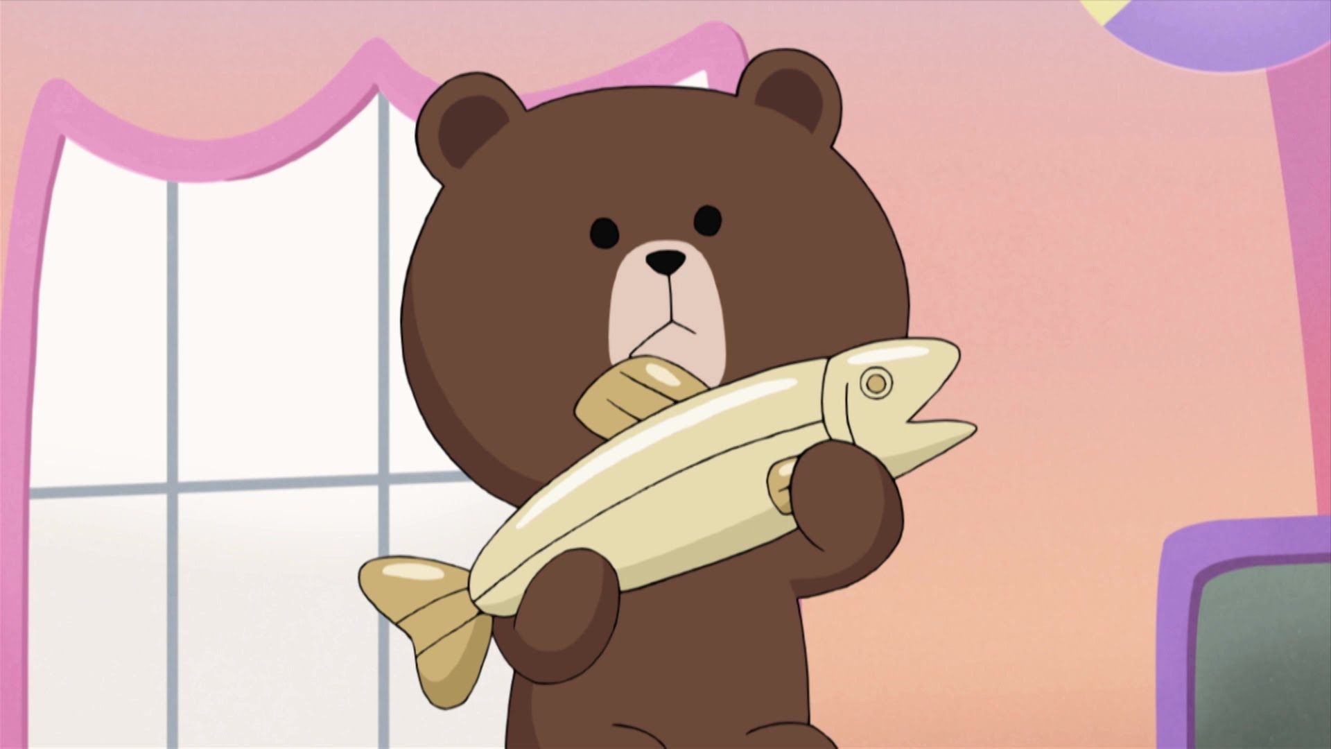 brown wallpaper line, cartoon, brown, animation, font, logo, graphics