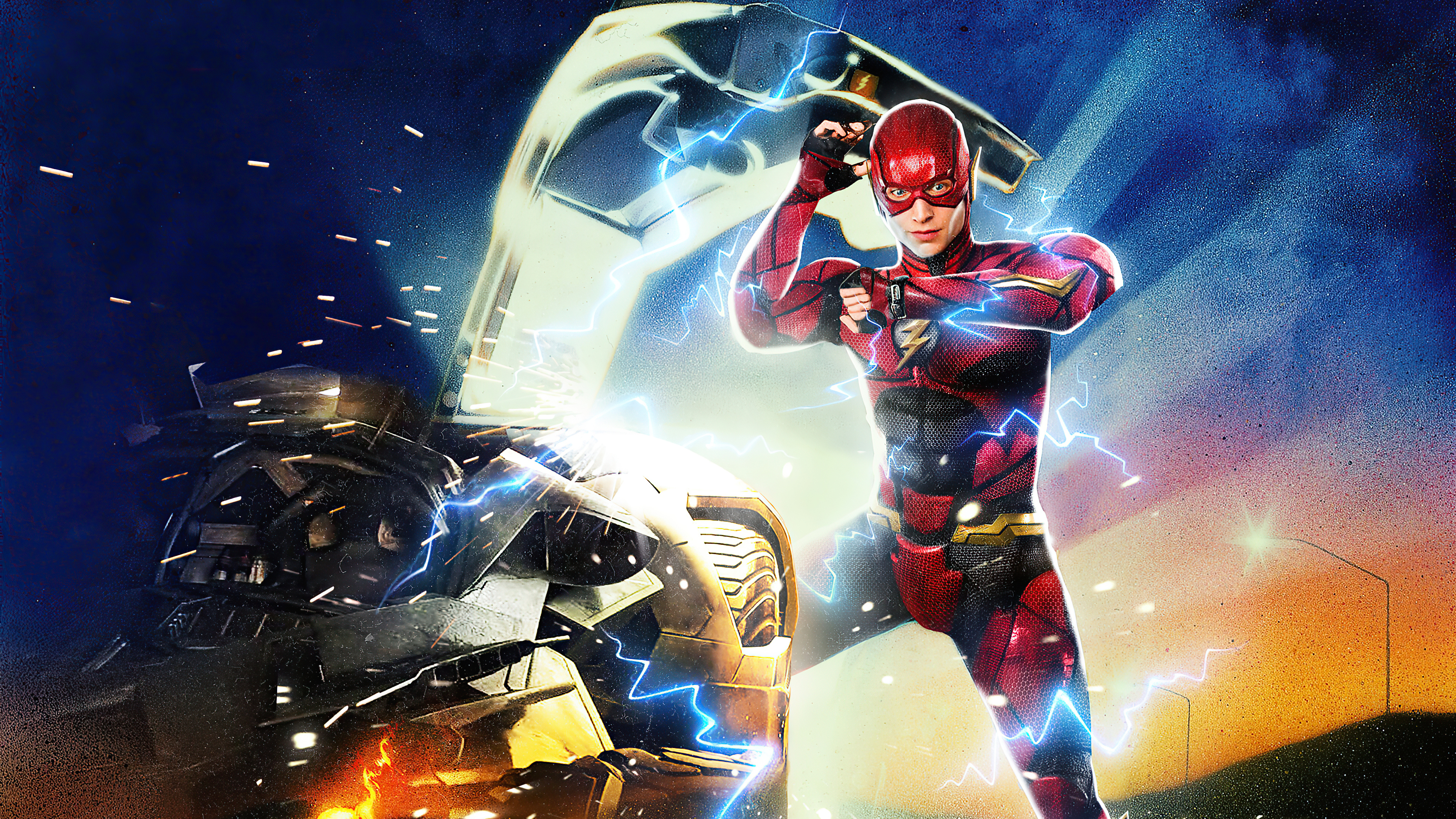 Ezra Miller Flash 4k, HD Superheroes, 4k Wallpaper, Image, Background, Photo and Picture