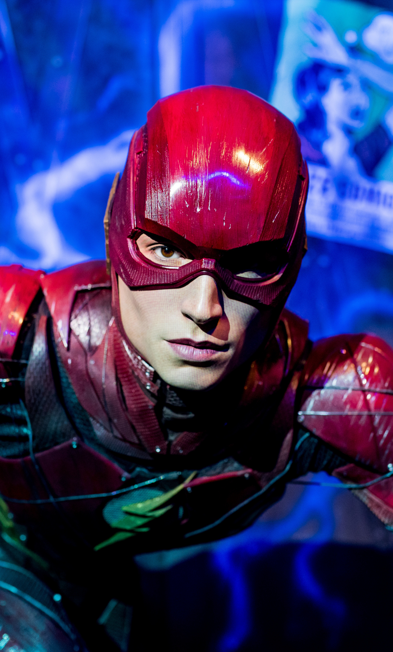 Download 1280x2120 wallpaper ezra miller, flash, superhero, movie, 2017, iphone 6 plus, 1280x2120 HD image, background, 10473